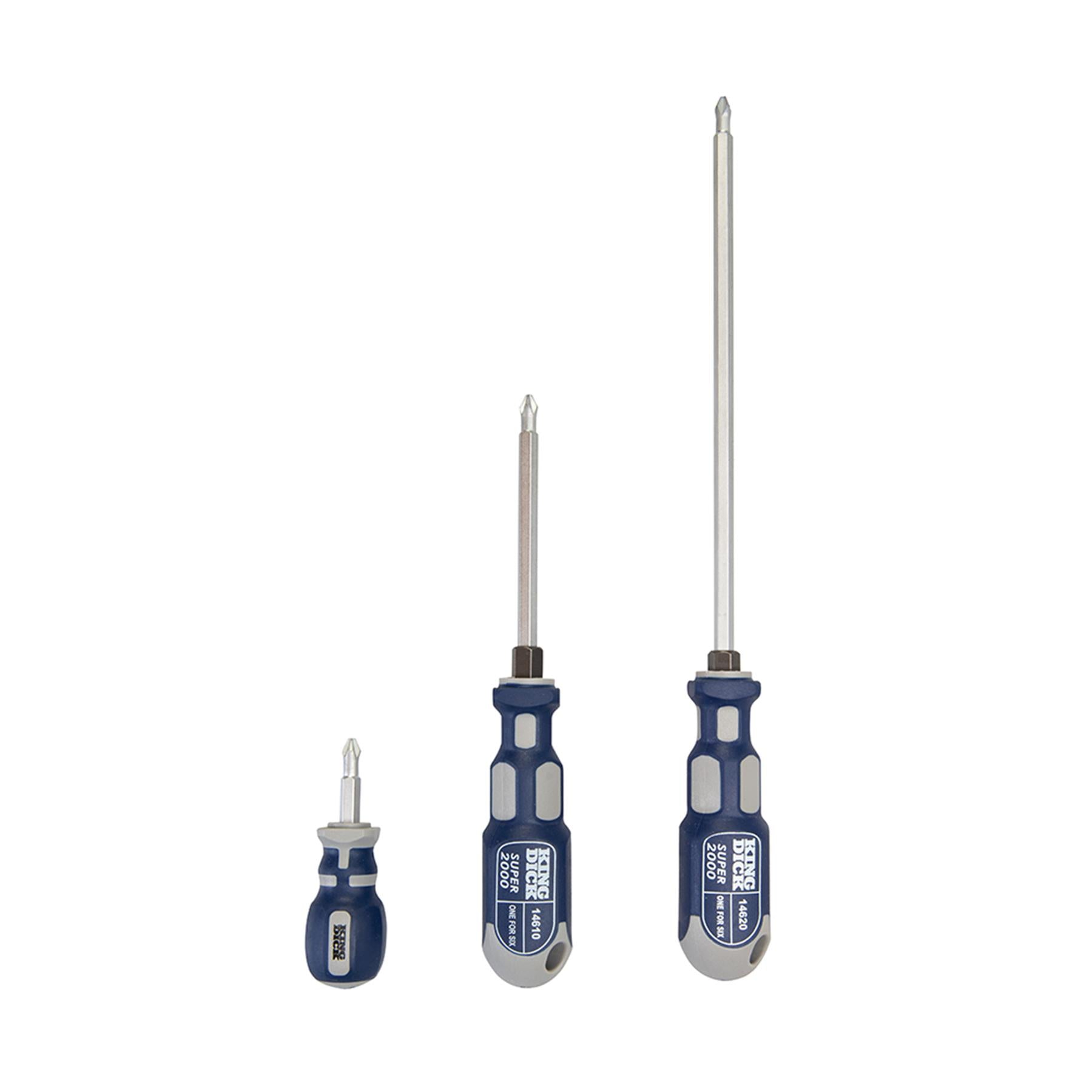 King Dick 1 for 6 Screwdriver Gift Set 3pce