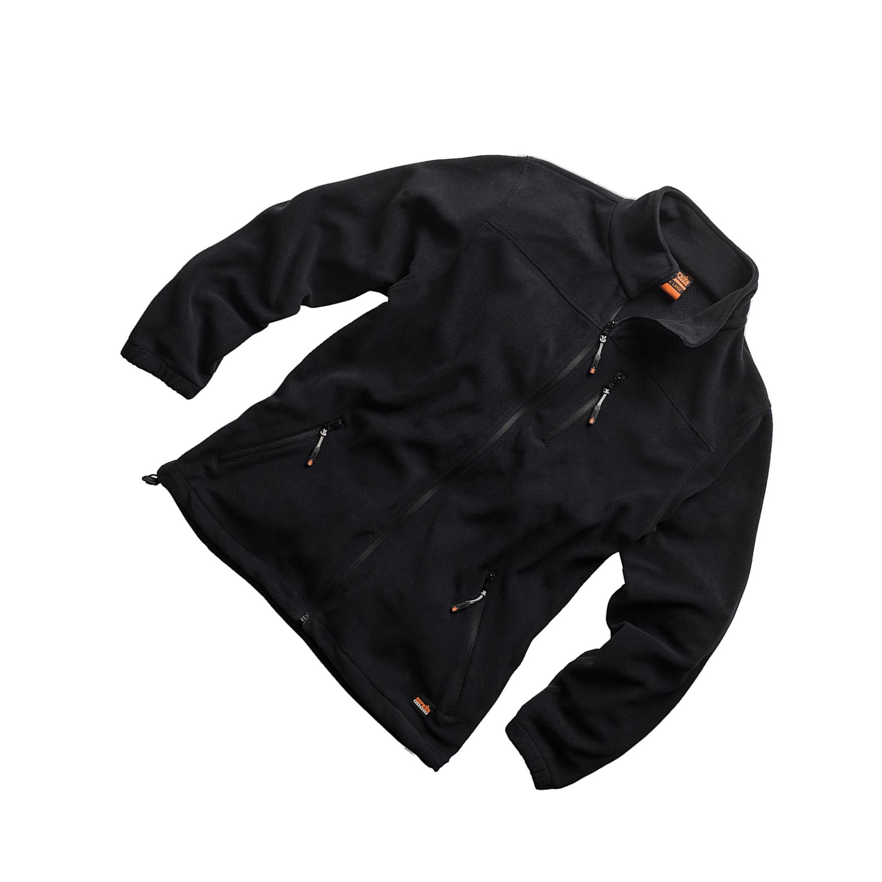 Scruffs WORKER Fleece Black Men's Water Resistant Work Jacket XXL