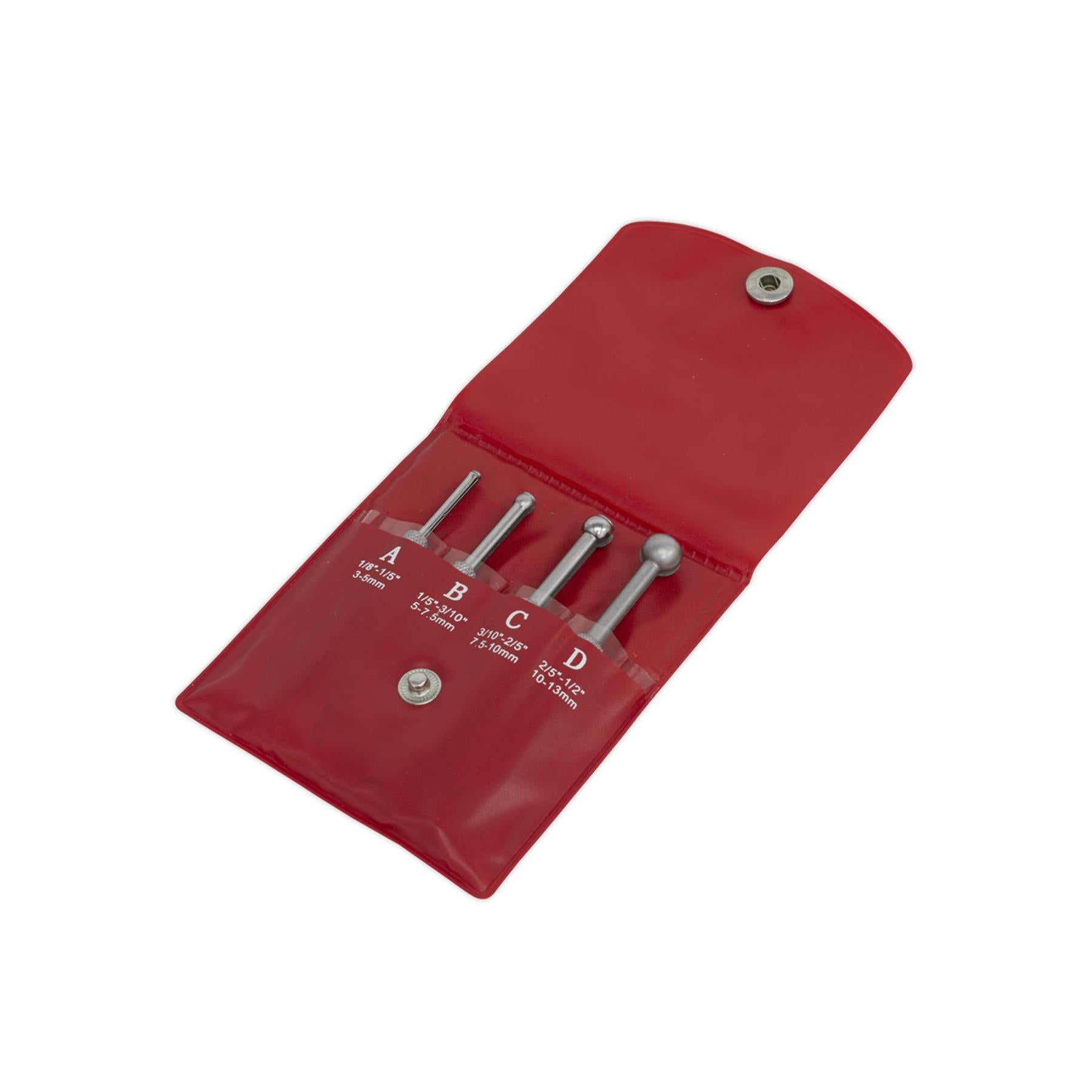 Sealey Small Hole Gauge Set With Smooth Secure Handling. 4pc