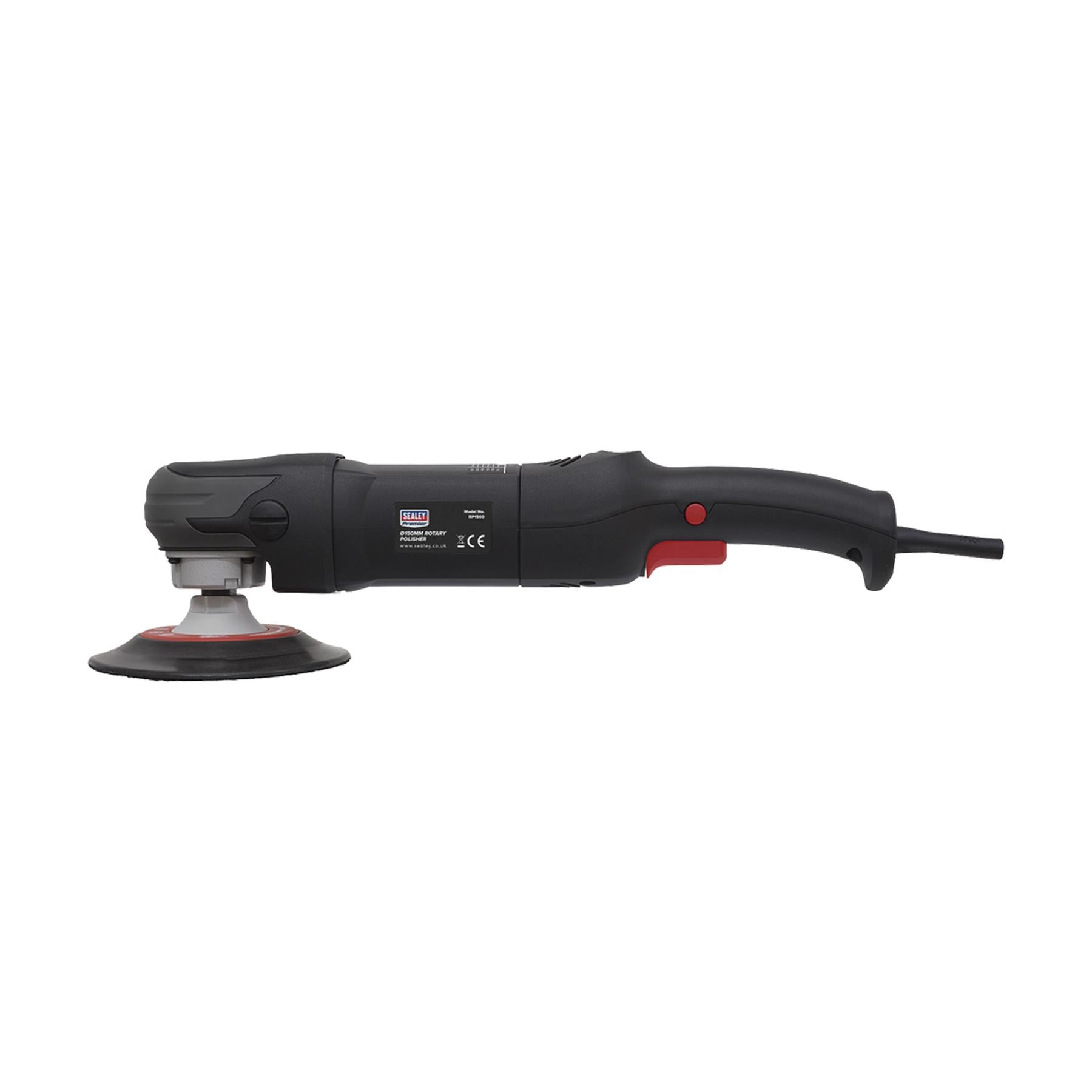 Sealey Rotary Polisher 150mm 1050W/230V Fast & Easy Pad Changes