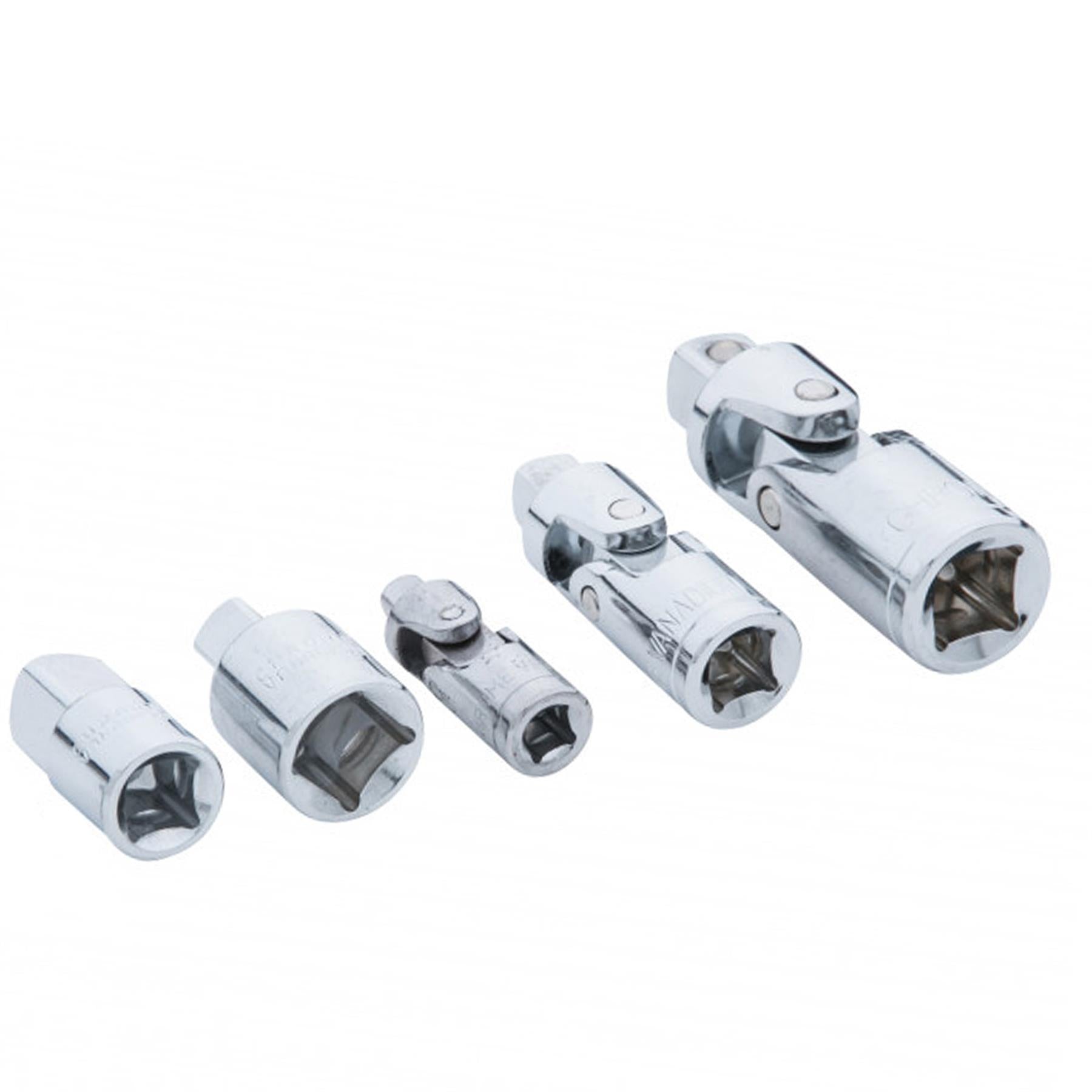 BlueSpot 7Pc Universal Joint And Adaptor Set Chrome Vanadium Steel Professional Tool