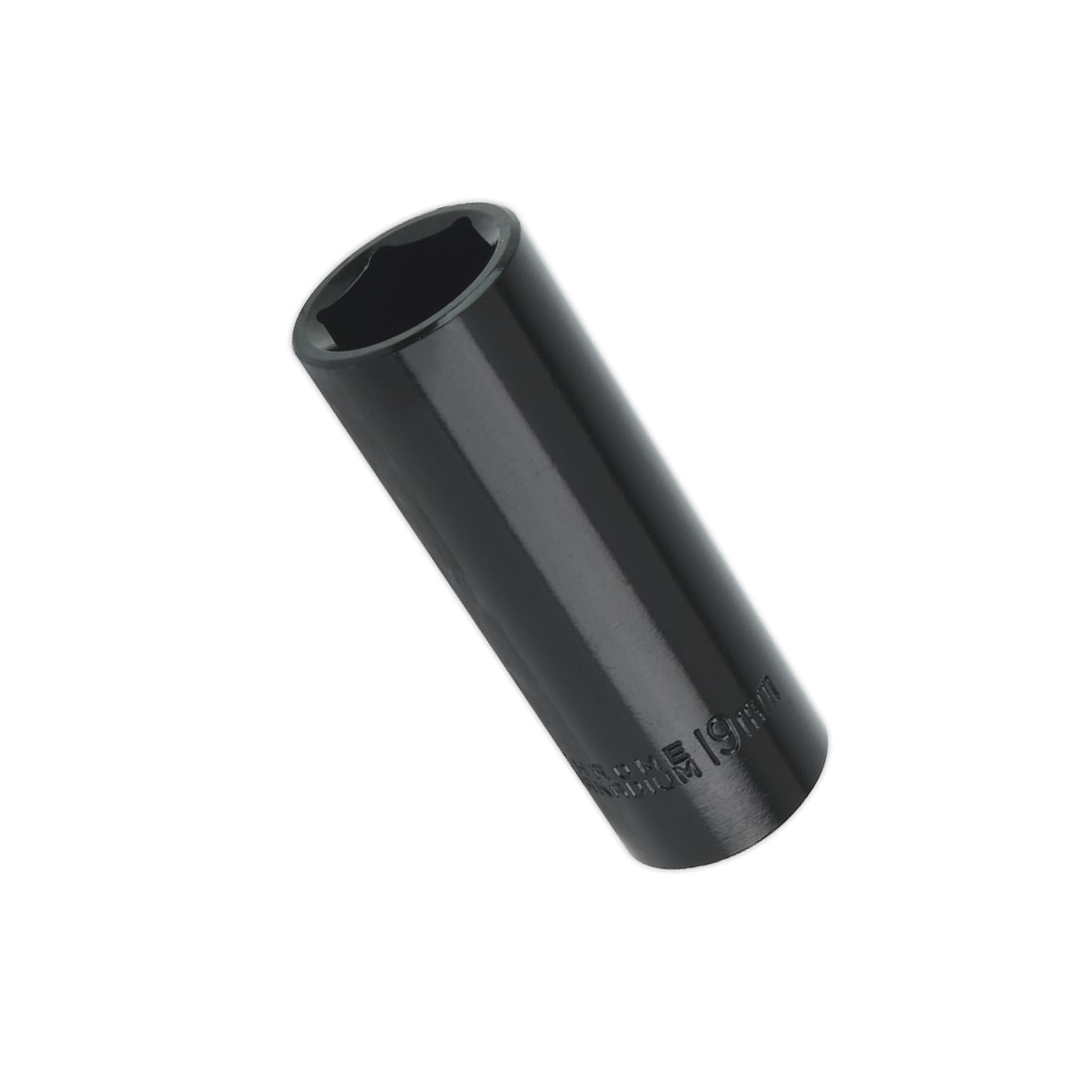 Sealey Impact Socket 19mm Deep 1/2"Sq Drive