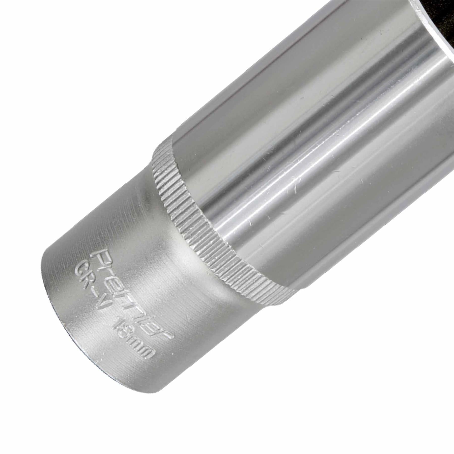 Sealey WallDrive Socket 18mm Deep 3/8"Sq Drive Chrome Vanadium Steel