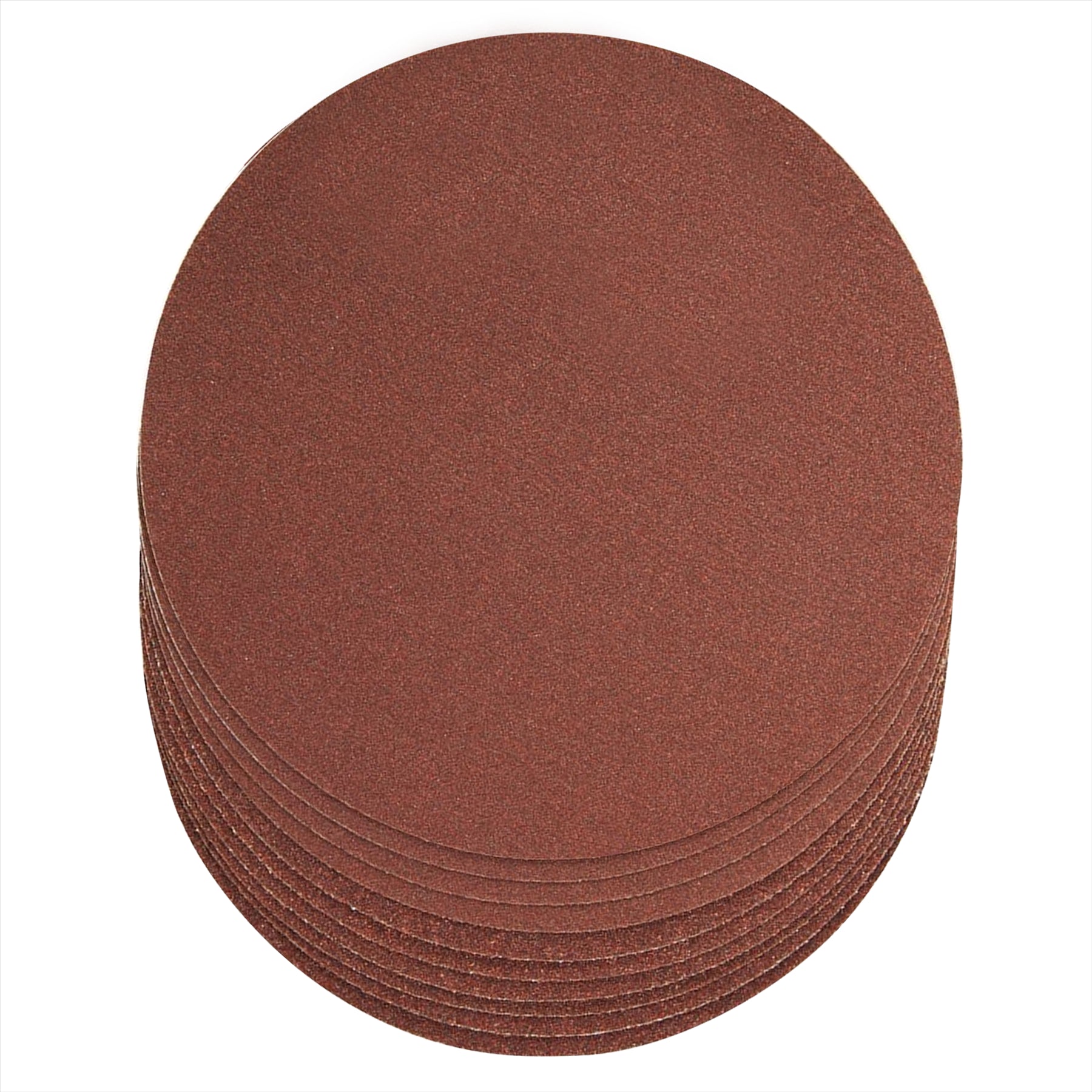 40Pk Self-Adhesive Sanding Discs 150mm Mix Grit 60 80 120 240 Aluminium Oxide