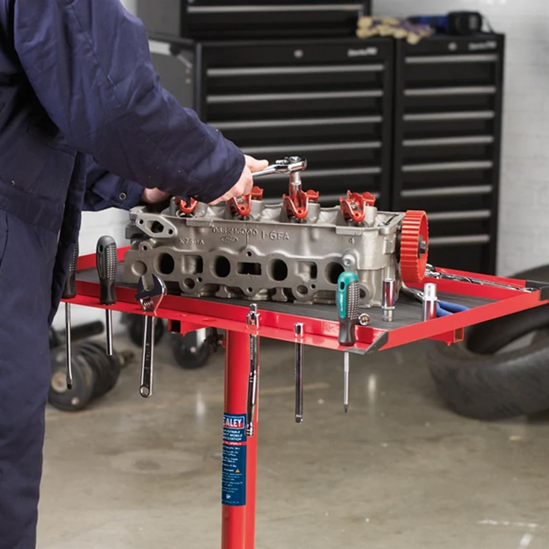 Sealey Mobile Work Station - Adjustable-Height