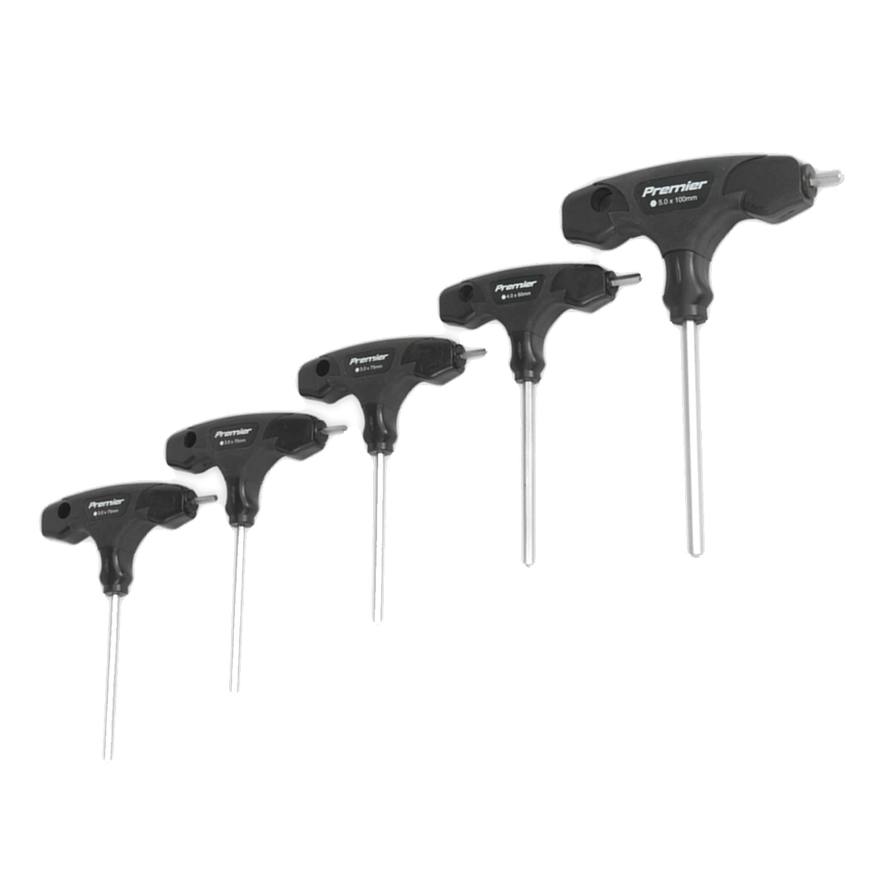 Sealey Hex Key Set 8pc T-Handle Metric