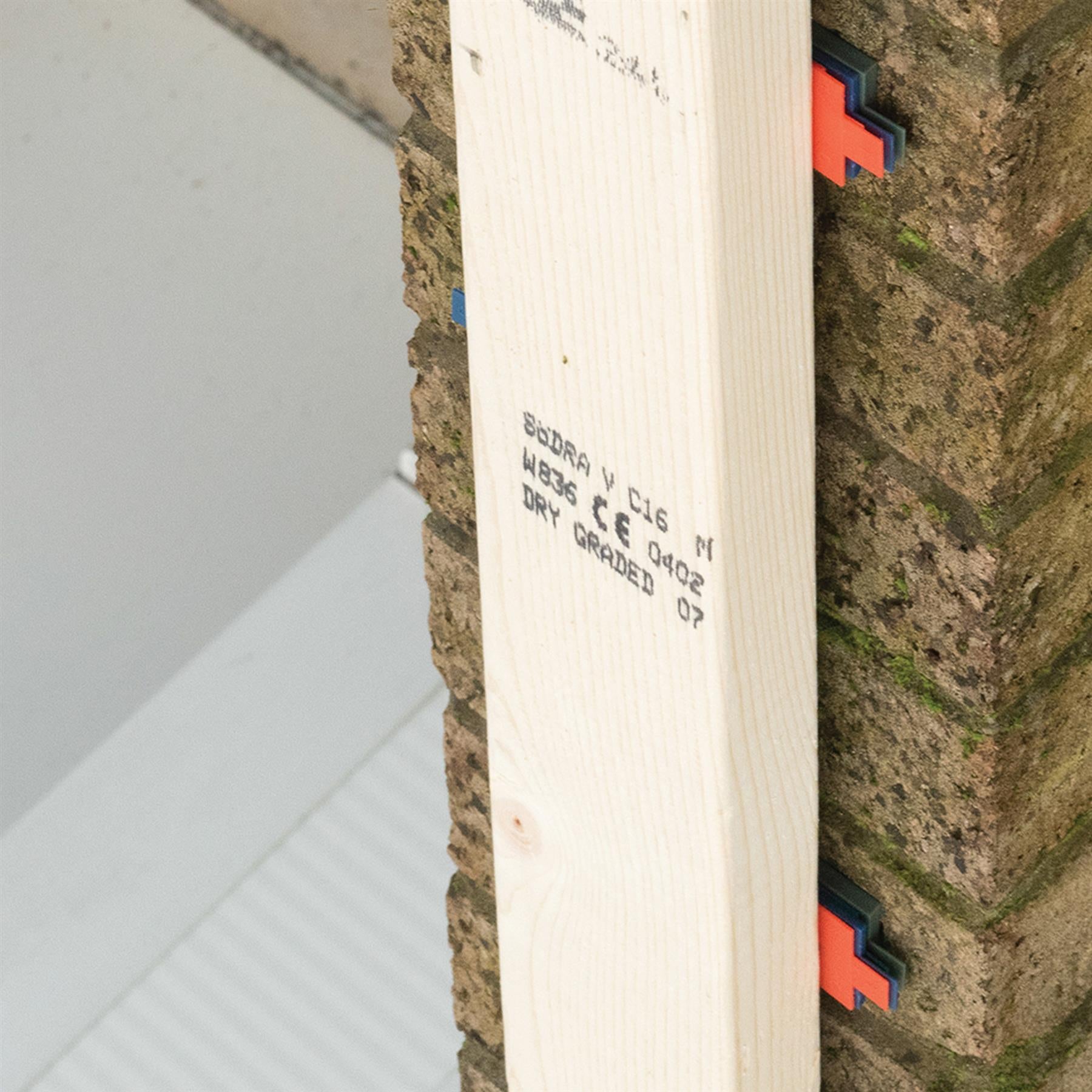 100Pk Assorted Plastic Packers 1mm 2mm 3mm 4mm 5mm and 6mm colour coded