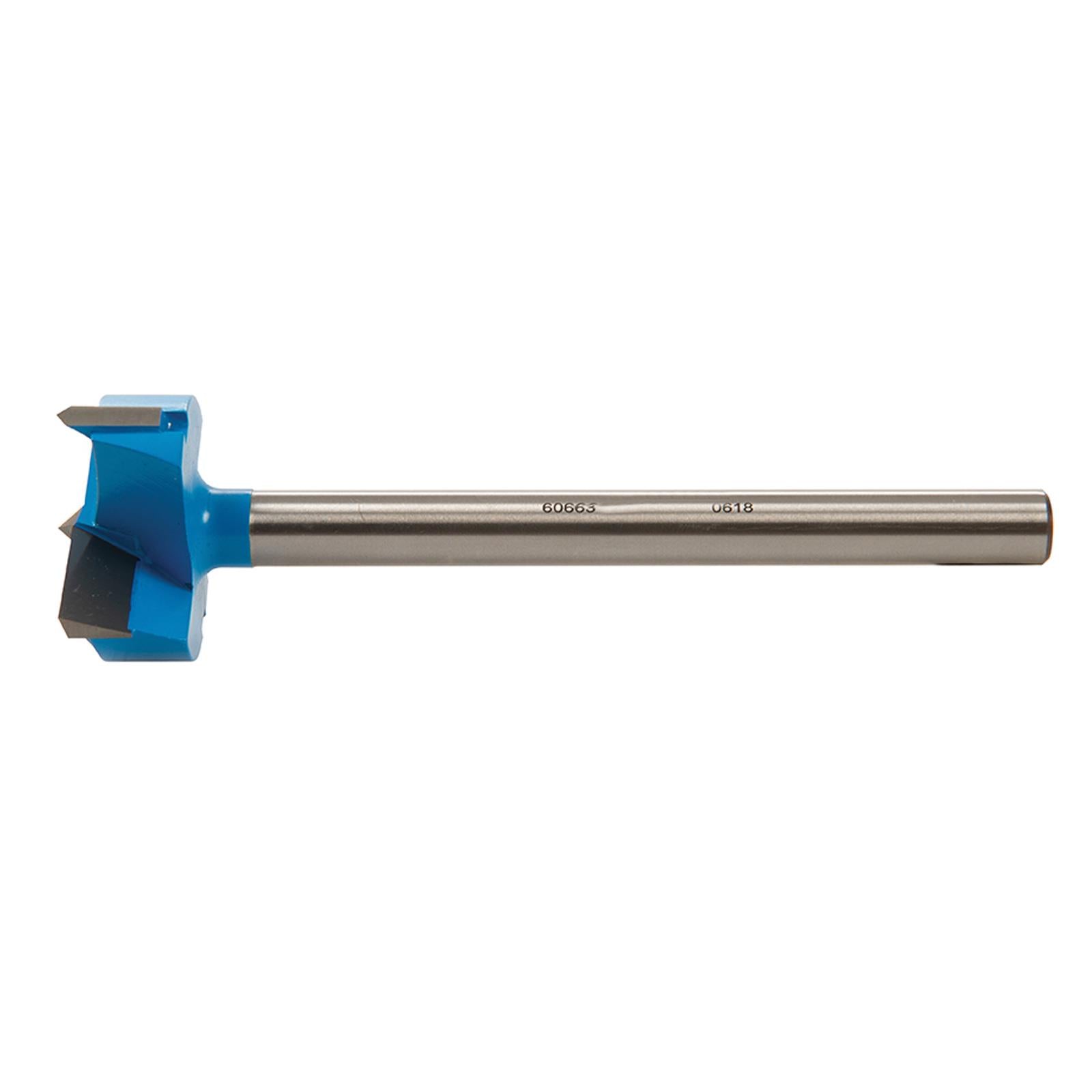 Long-Shank Carbide-Tipped Forstner Bit Hard Wearing Carbide Tips 35mm
