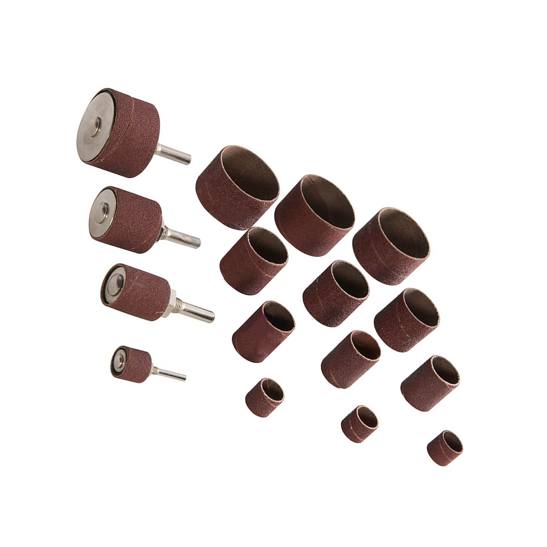 20Pc Drum Sanding Kit Edge Contour Sander Sleeves Rubber Drum High Quality