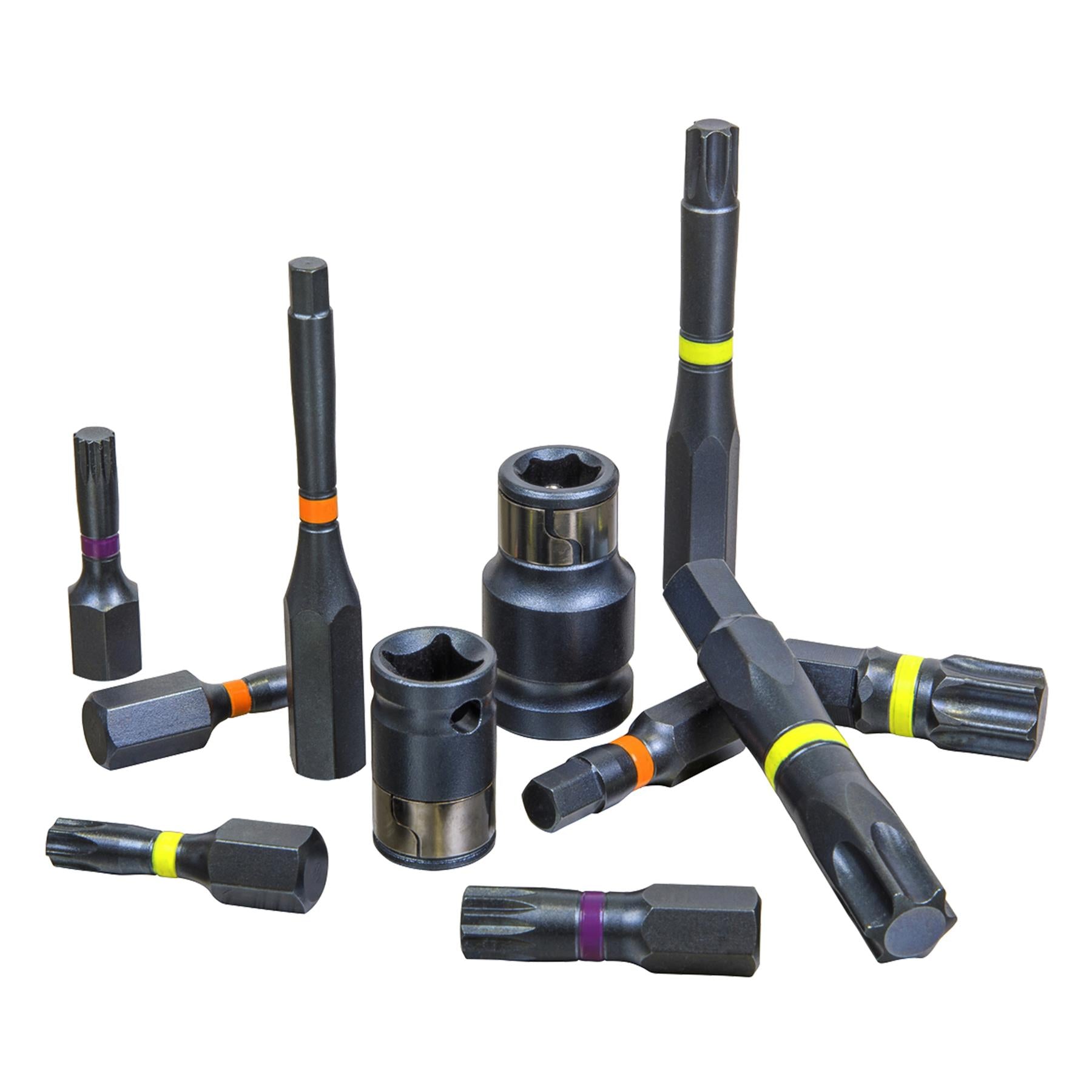 Sealey TRX-Star*/Hex/Spline Bit Set Impact 42pc 3/8" & 1/2"Sq Drive