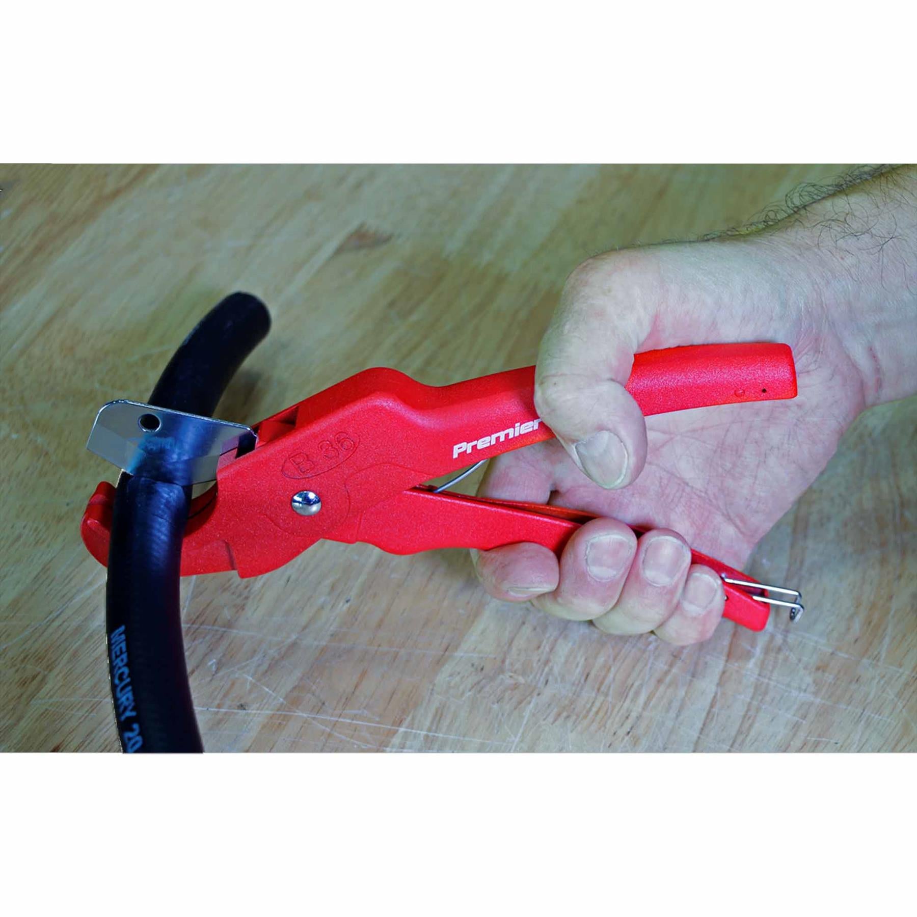 Rubber & Reinforced Hose Cutter 3-36mm HCA26 Sealey
