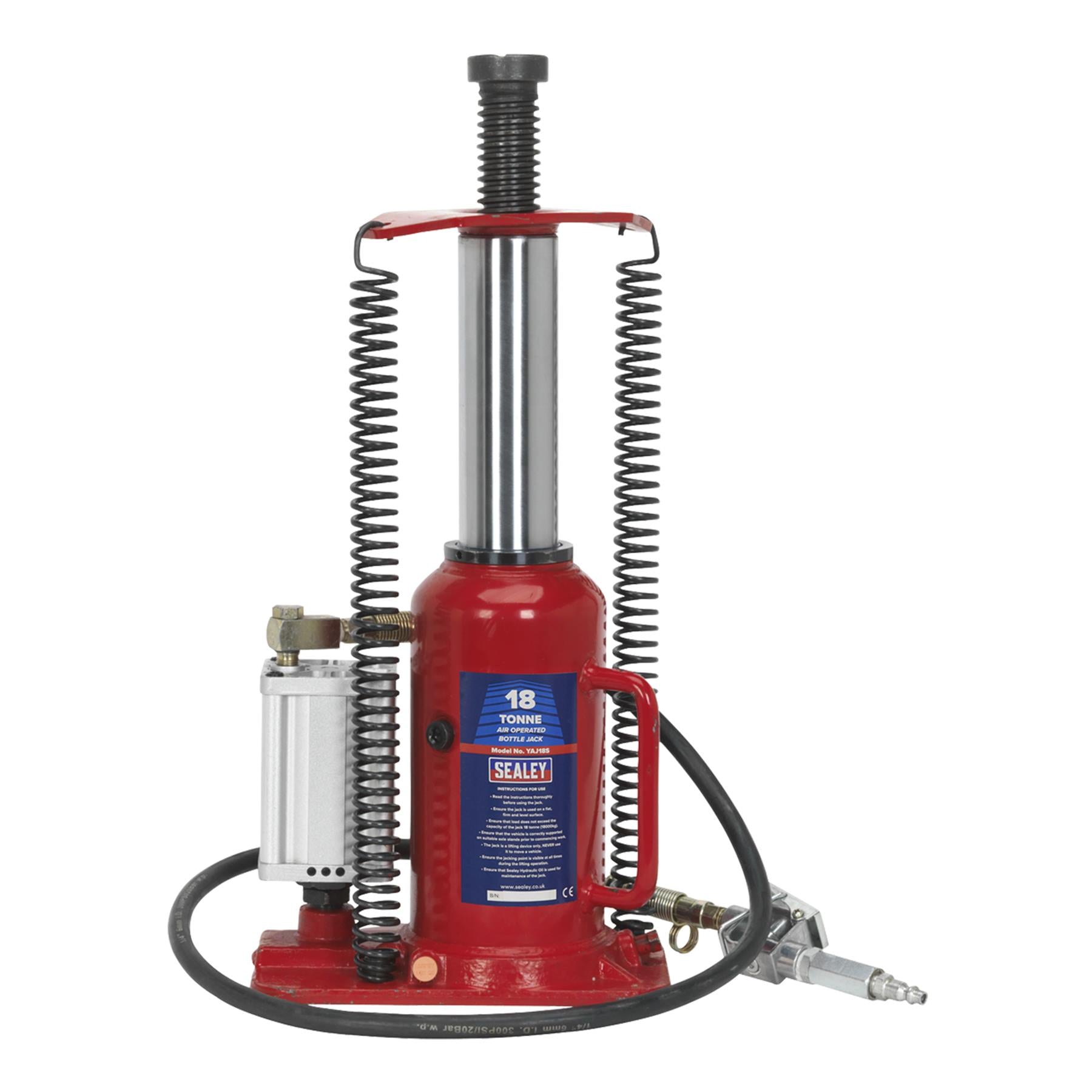 Sealey Air Operated Bottle Jack 18tonne Powerful & Reliable