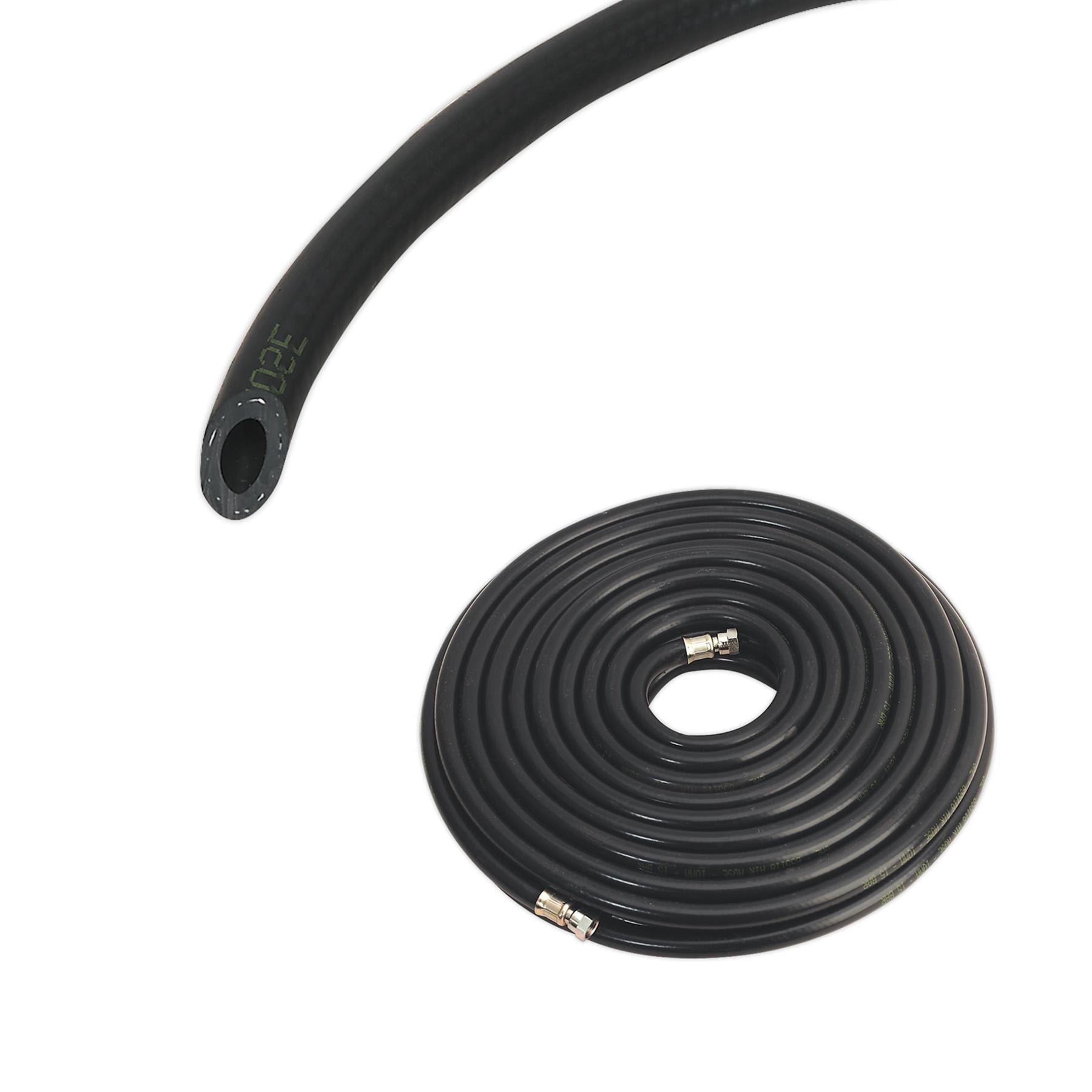 Sealey Rubber Air Hose Line 30m For Air Compressor 1/4"BSP 10mm Bore Heavy Duty