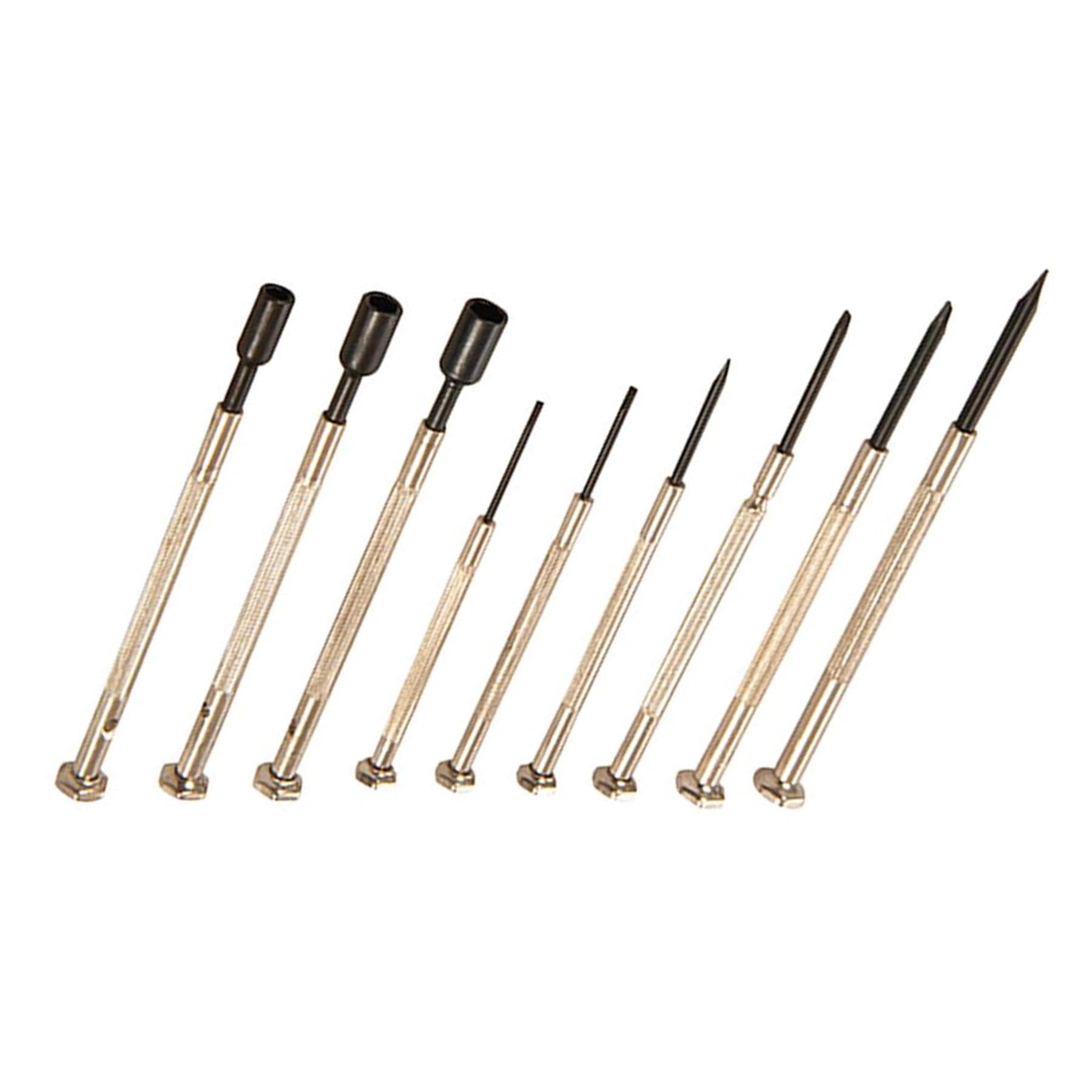 16Pce Jewellers Precision Screwdriver Set Phillips Slotted Hex & Nut Driver