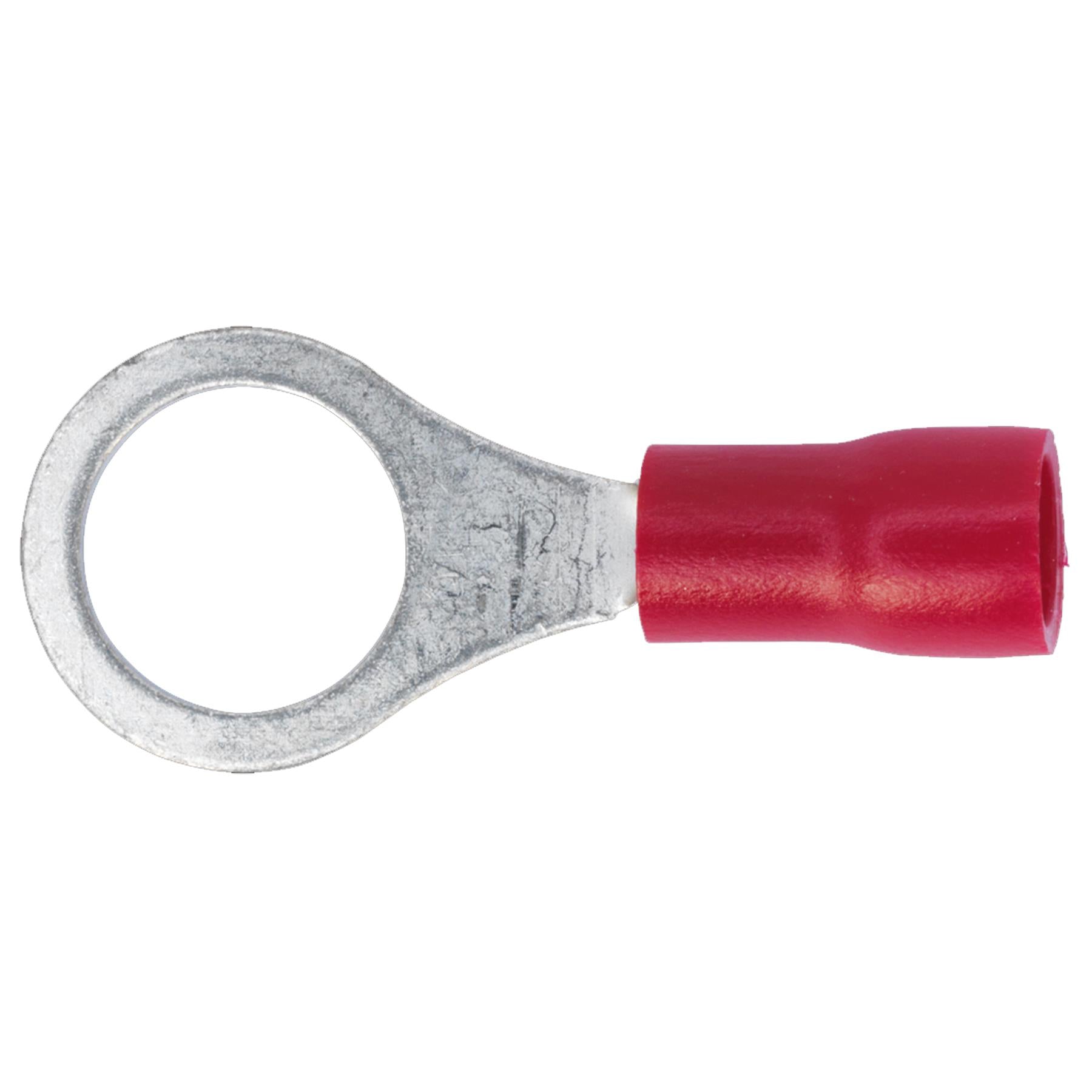 Sealey Easy-Entry Ring Terminal 8.4mm (5/16") Red Pack of 100