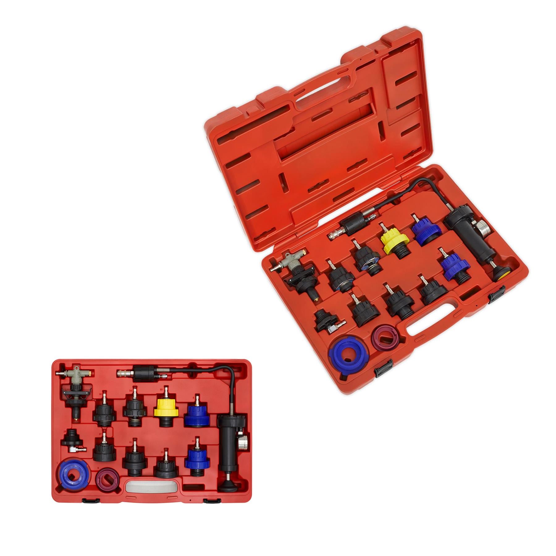 Sealey Cooling System Pressure Test Kit 13pc