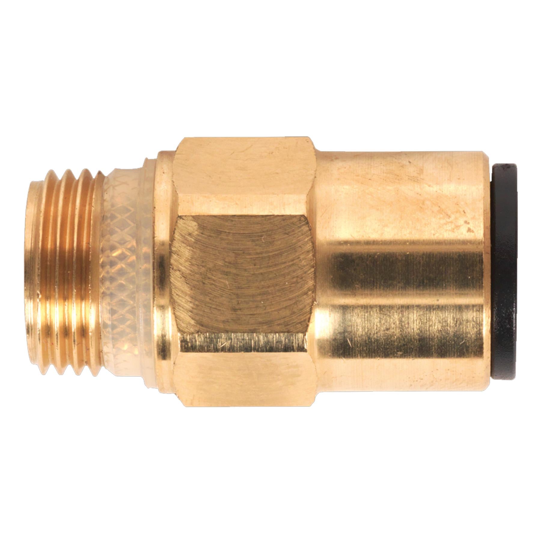 Sealey Brass SuperThread Str Adaptor 12mmx3/8"BSP Pk of 2(RM011213)