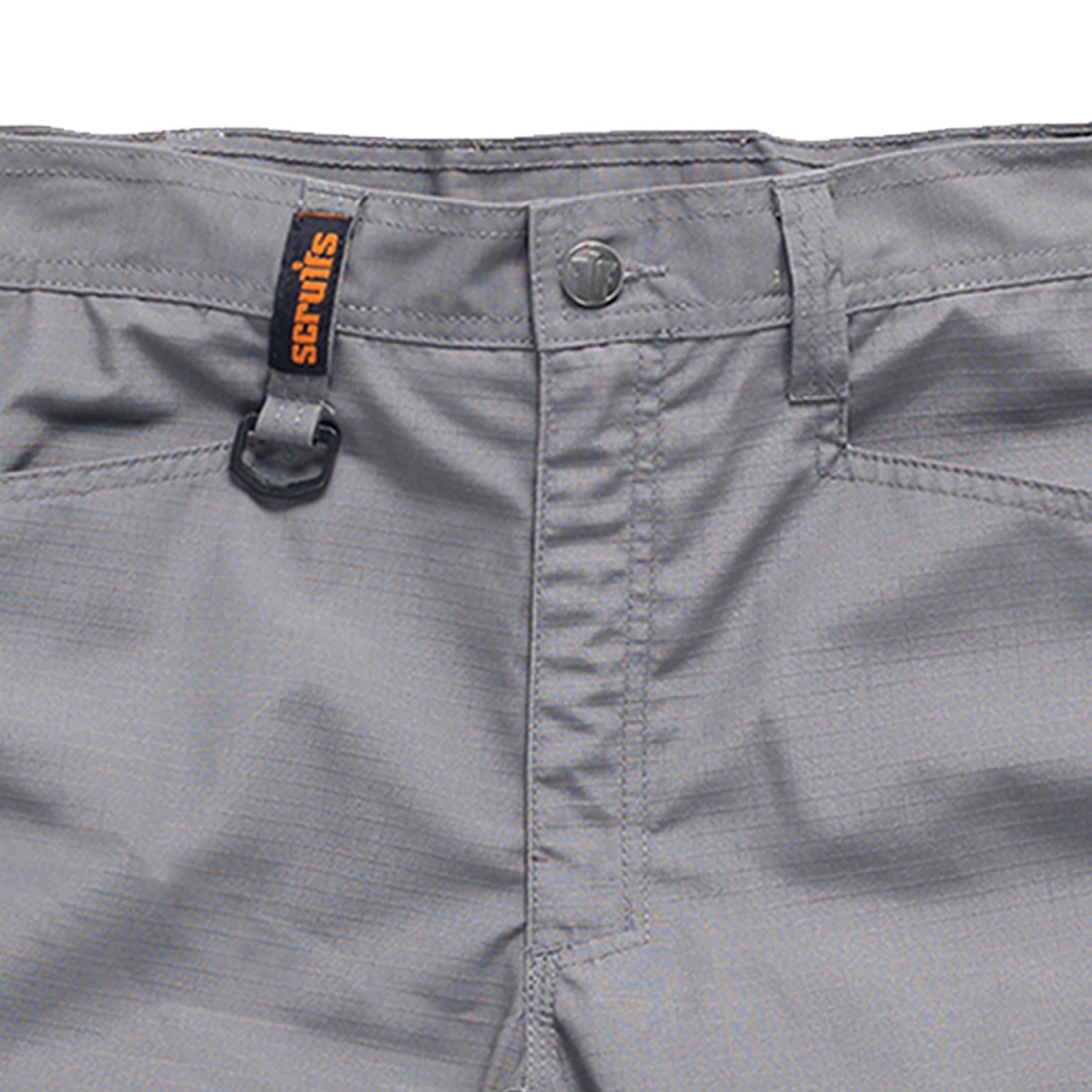 Scruffs Flex Work Shorts 30"W Men's Combat Cargo Trade Graphite
