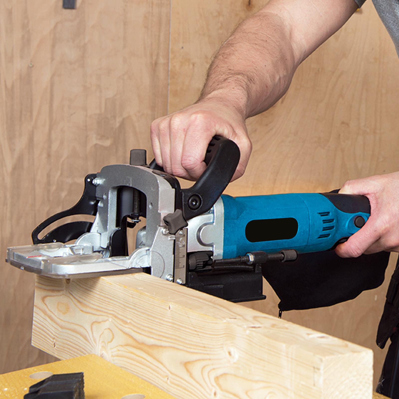 Biscuit Jointer 900W 240V Joint Cutter For Worktop Biscuits Power Tool