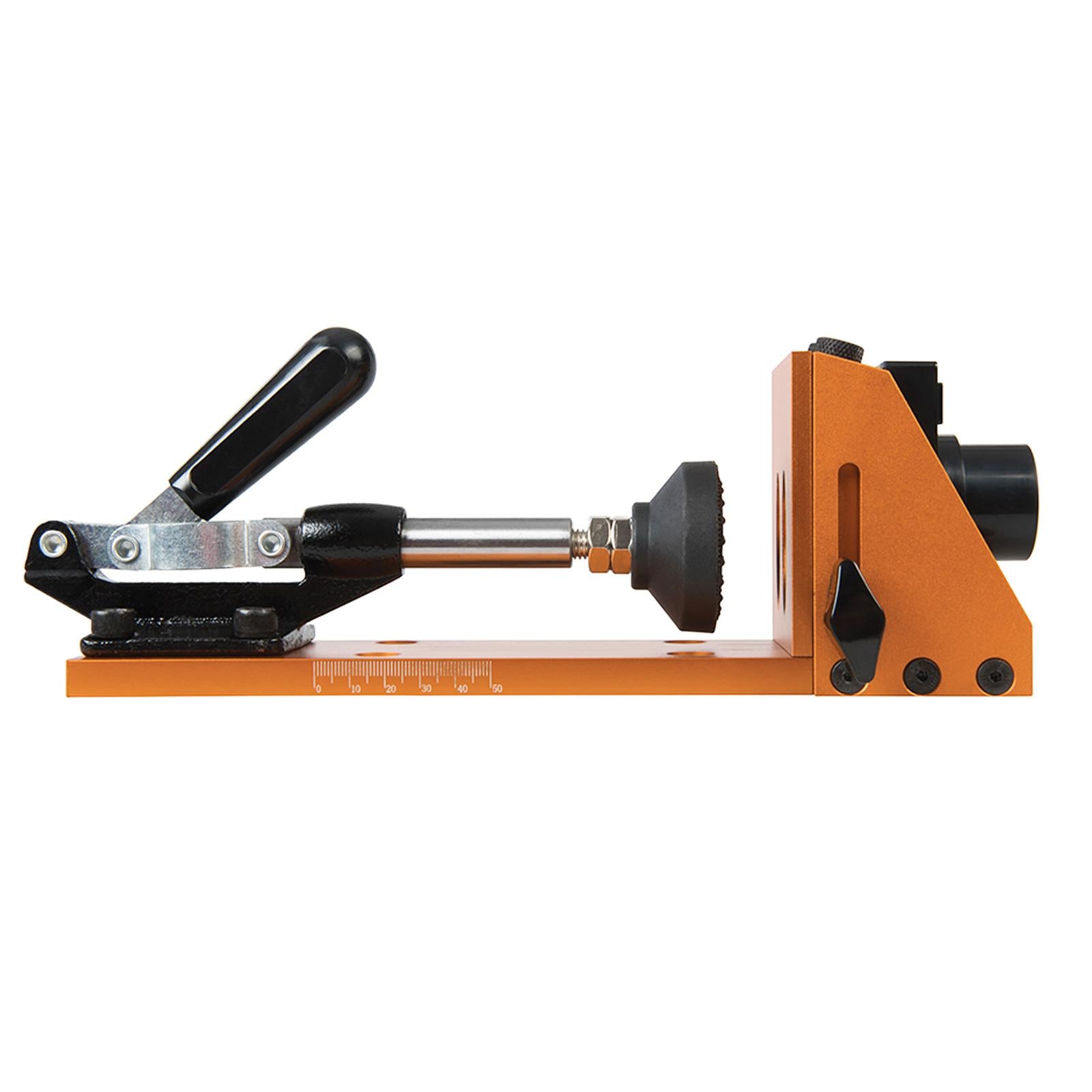 Pocket-Hole Jig 7Pc Hardened Steel Drill Guide With 2 Drill Fixed Spacing TW7PHJ