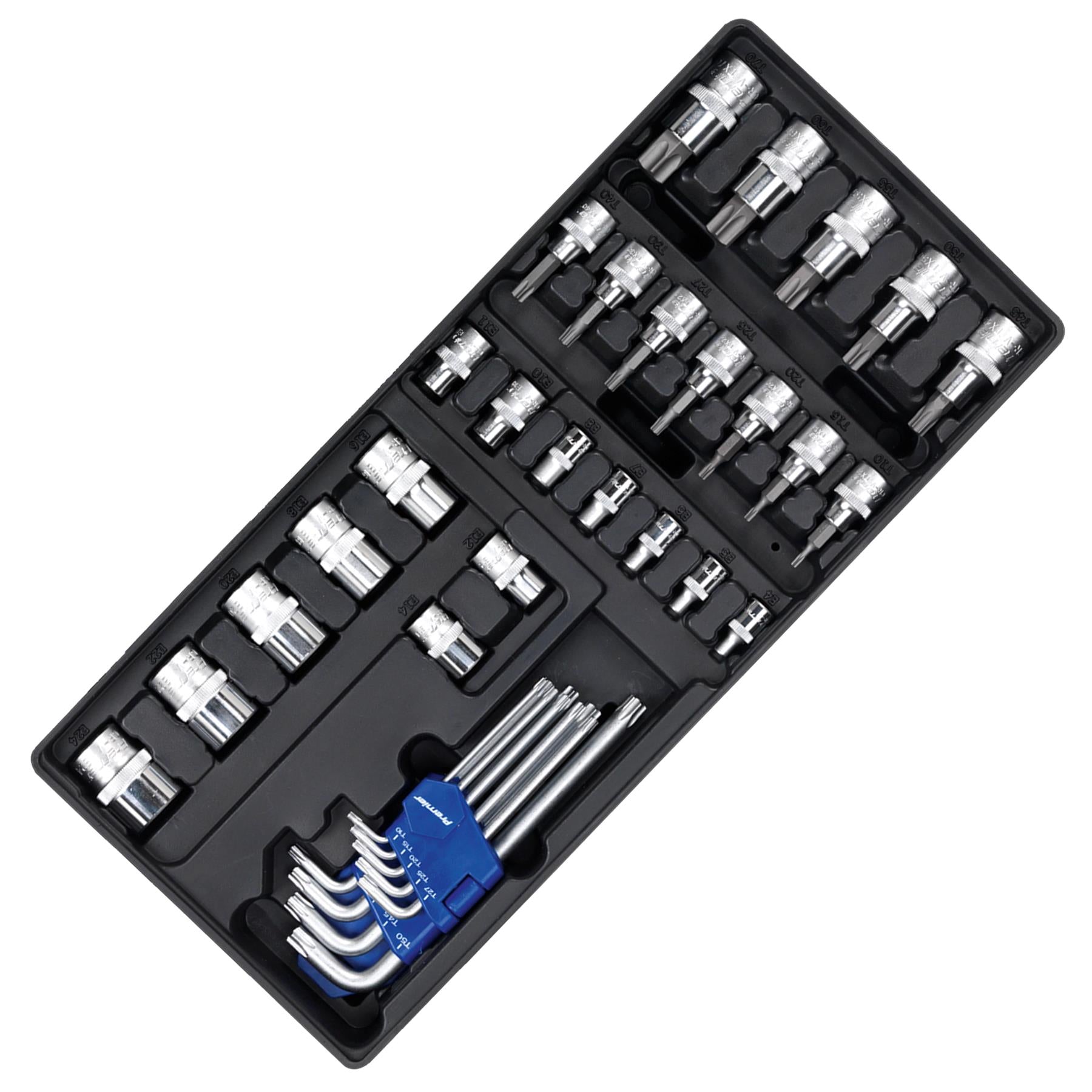 Sealey Tool Tray with TRX-Star* Key, Socket Bit & Socket Set 35pc