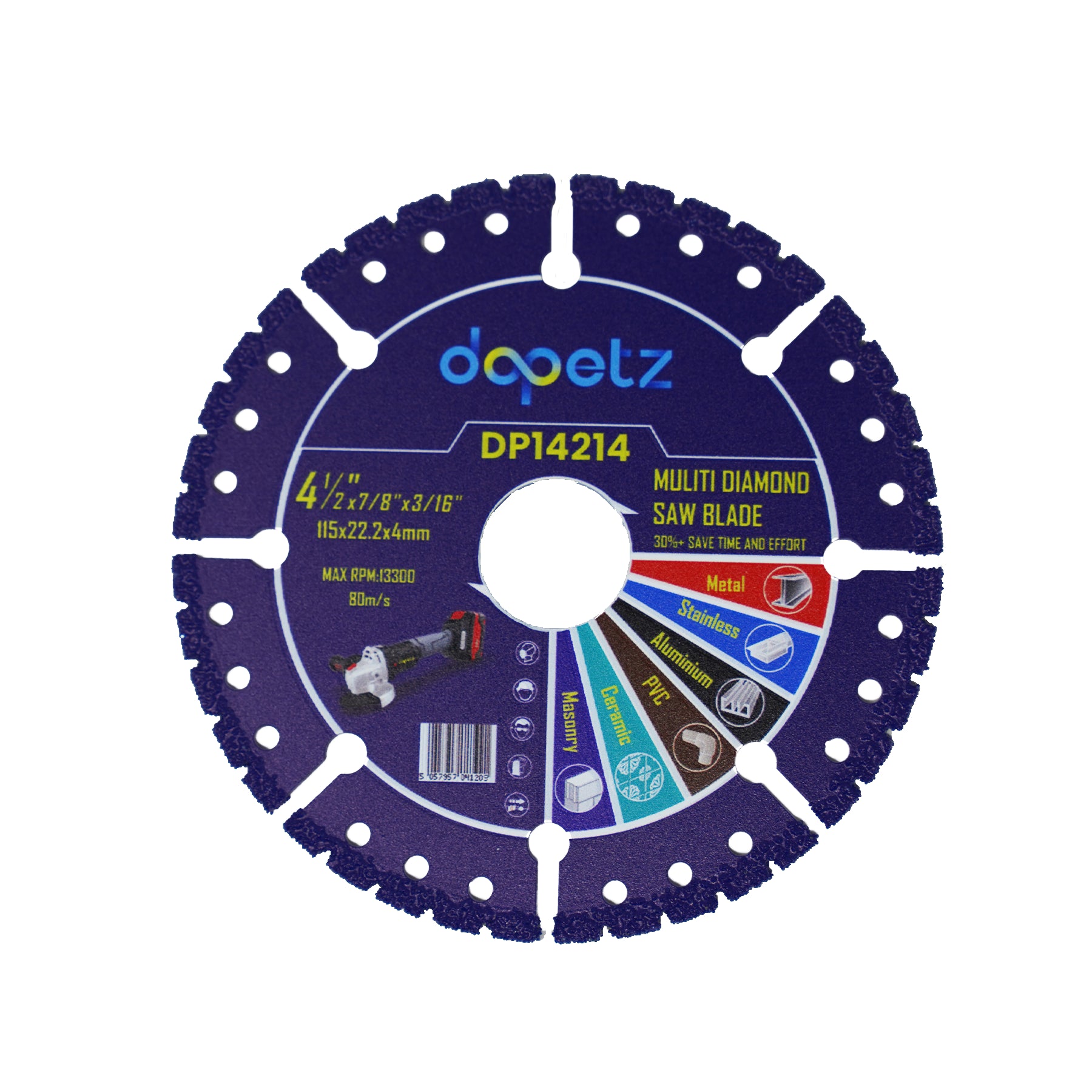 Multi Purpose Saw Blade Saw Disc Blade 115mm Porcelain Smooth Precise Cutting