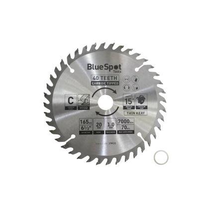 Blue Spot 165mm x 20mm Circular Saw Blade (40 Teeth)