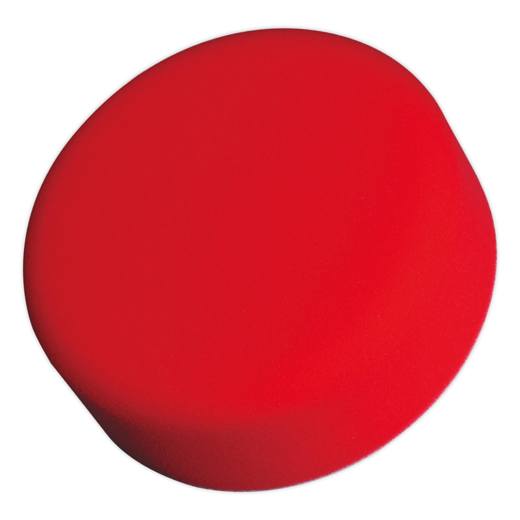 Sealey Buffing & Polishing Foam Head Hook & Loop 150x50mm Red/USoft