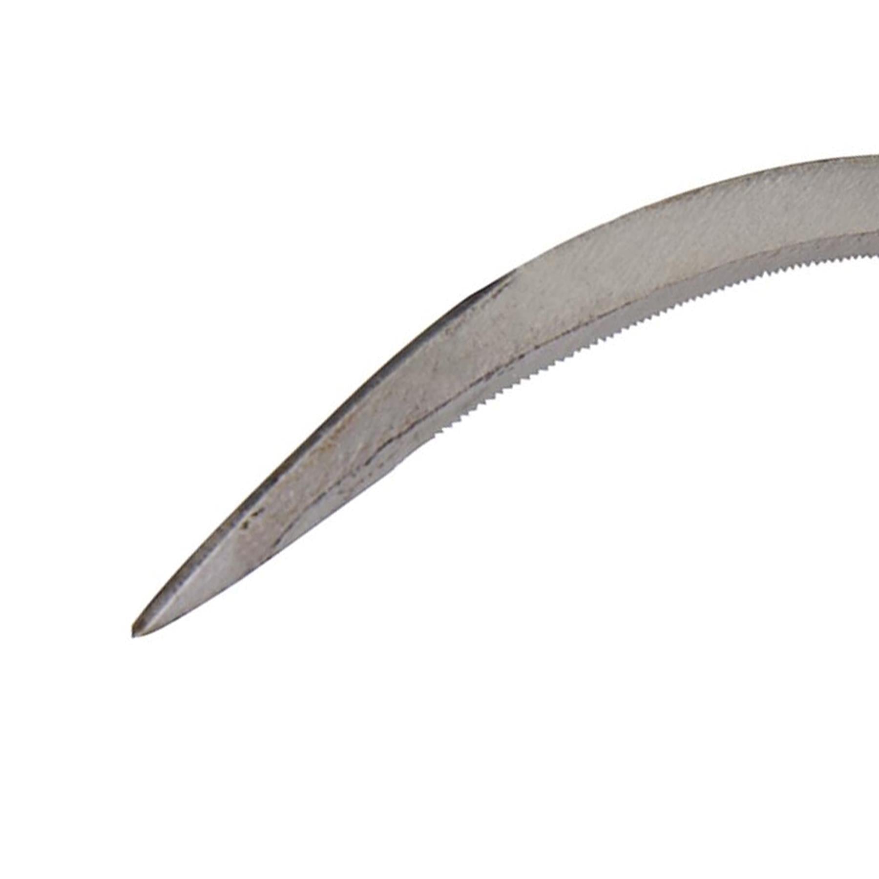 Weed Hook 500mm Serrated Steel Sickle Weed Killer Remover Cut Touigh Weeds