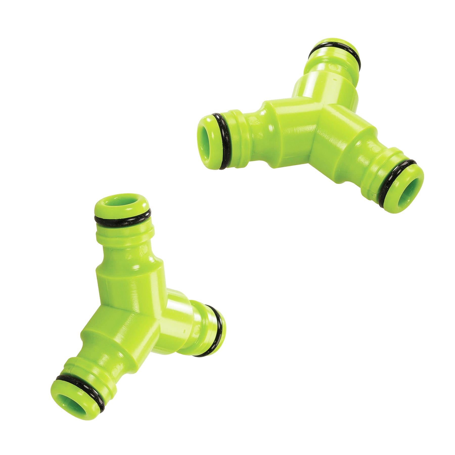 Hose pipe connector Irrigation Y shape 3/4 1/2 port 3 way garden water spilter 1PC