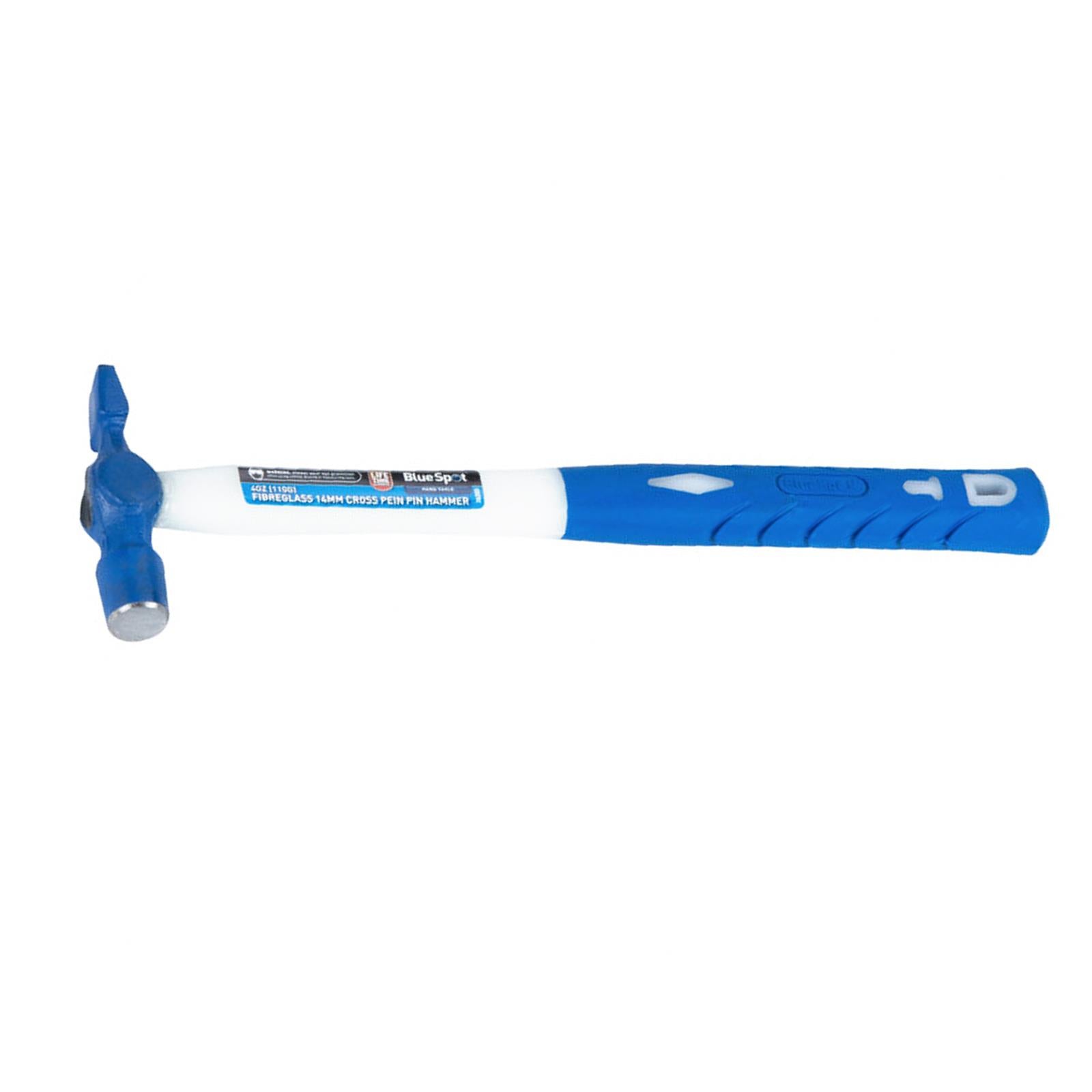 BlueSpot Small Lightweight 4oz Cross Pein Pin Hammer Fibreglass Shaft Handle New