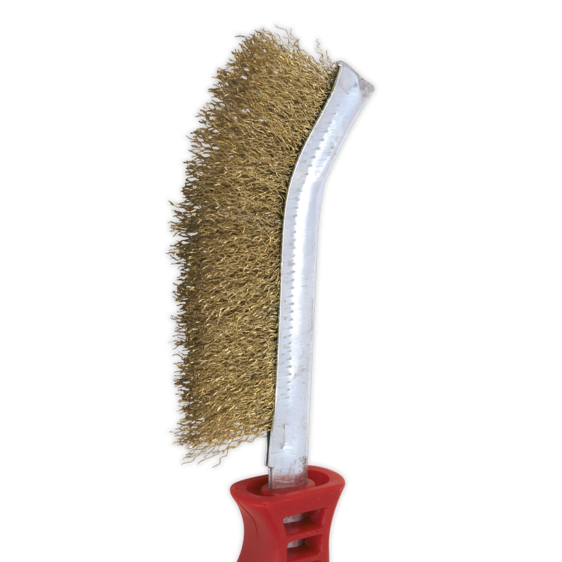 Wire Brush Brassed Steel Plastic Handle Display Box of 24 Sealey