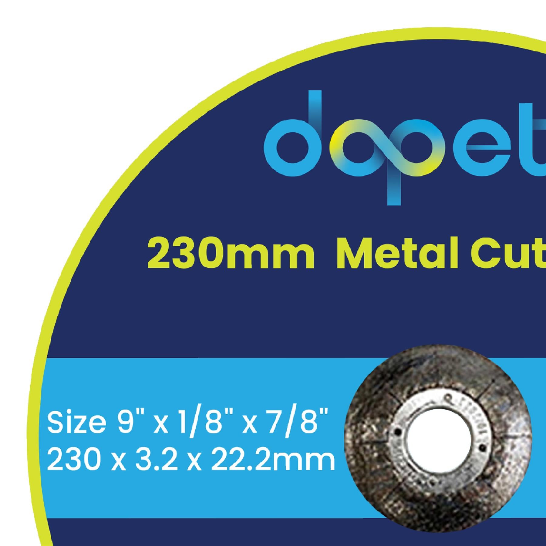 1x Metal Cutting Discs | Angle Grinder Disc Thin Stainless Steel 230mm