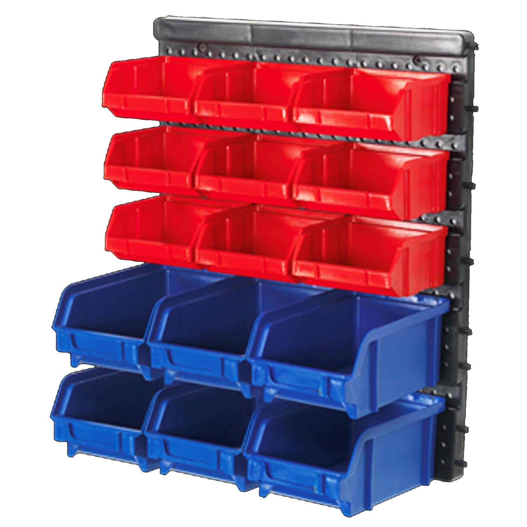 Sealey Bin Storage System Wall Mounting 15 Bins