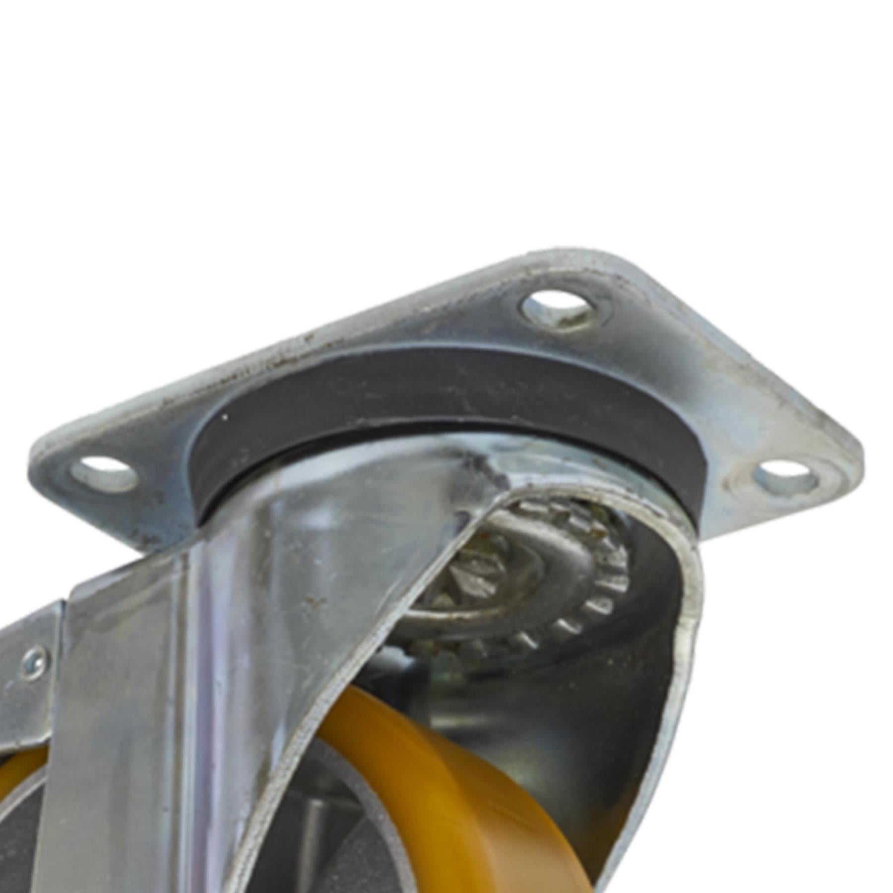 Sealey Castor Wheel Swivel Plate with Total Lock 160mm