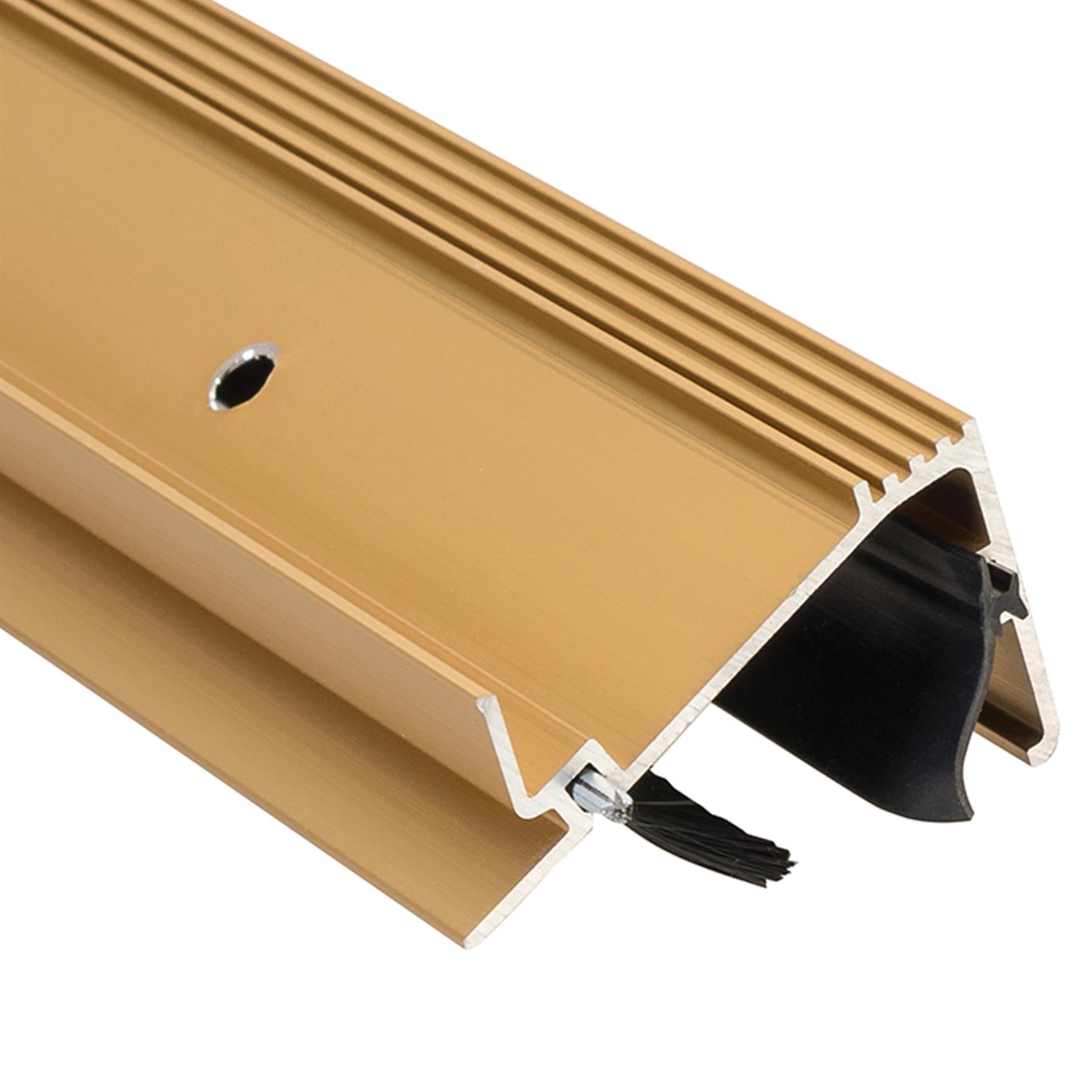 Threshold Sill Rubber Rain Draught Excluder Door Seal- Gold New