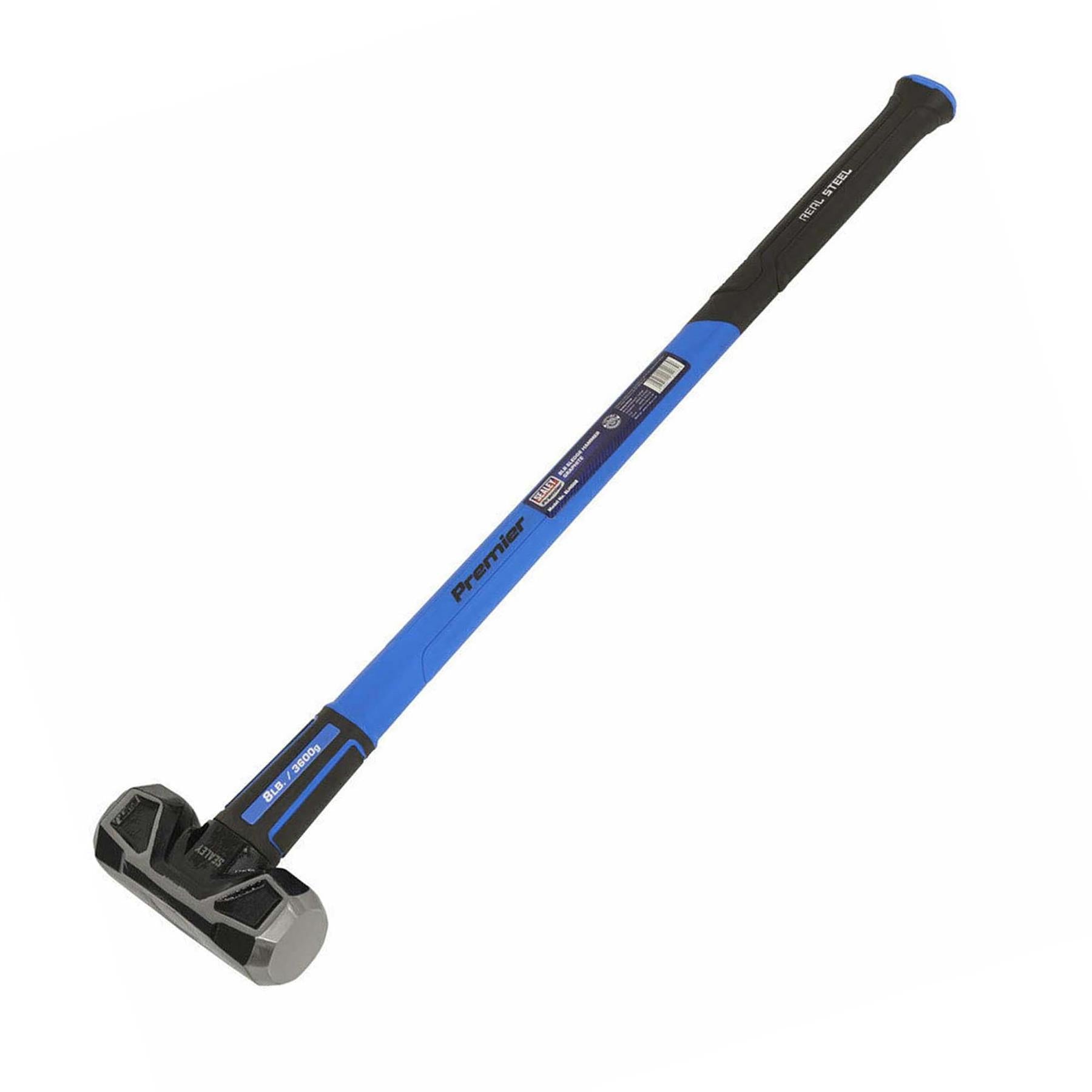Sealey Sledge Hammer with Fibreglass Shaft 8lb
