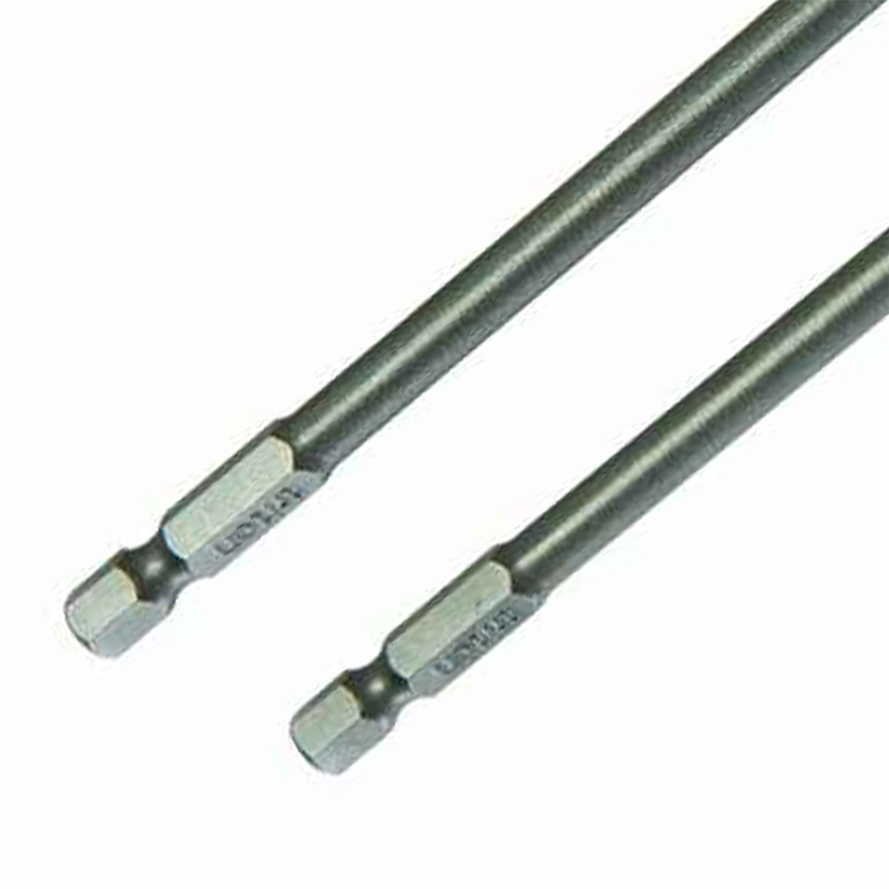 2PK Quick-Change Square Driver Set 152mm / 6" Magnetic Tips Hex Key