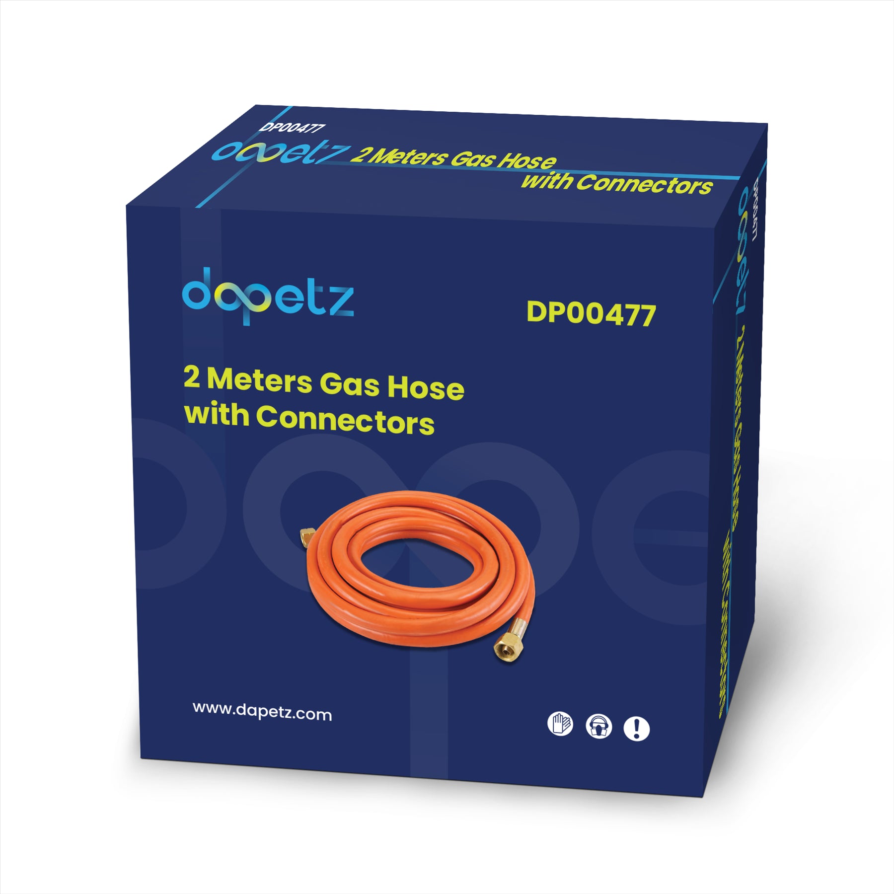 Propane Butane 2M Gas Torch & Regulator Hose 2 Metre