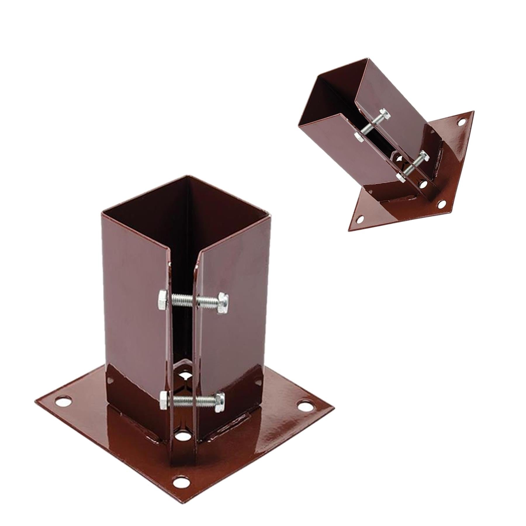 Fence Post Holders / Support - Metal - 3" Bolt Down 75 mm Like Metpost Bolt Grip 1PC