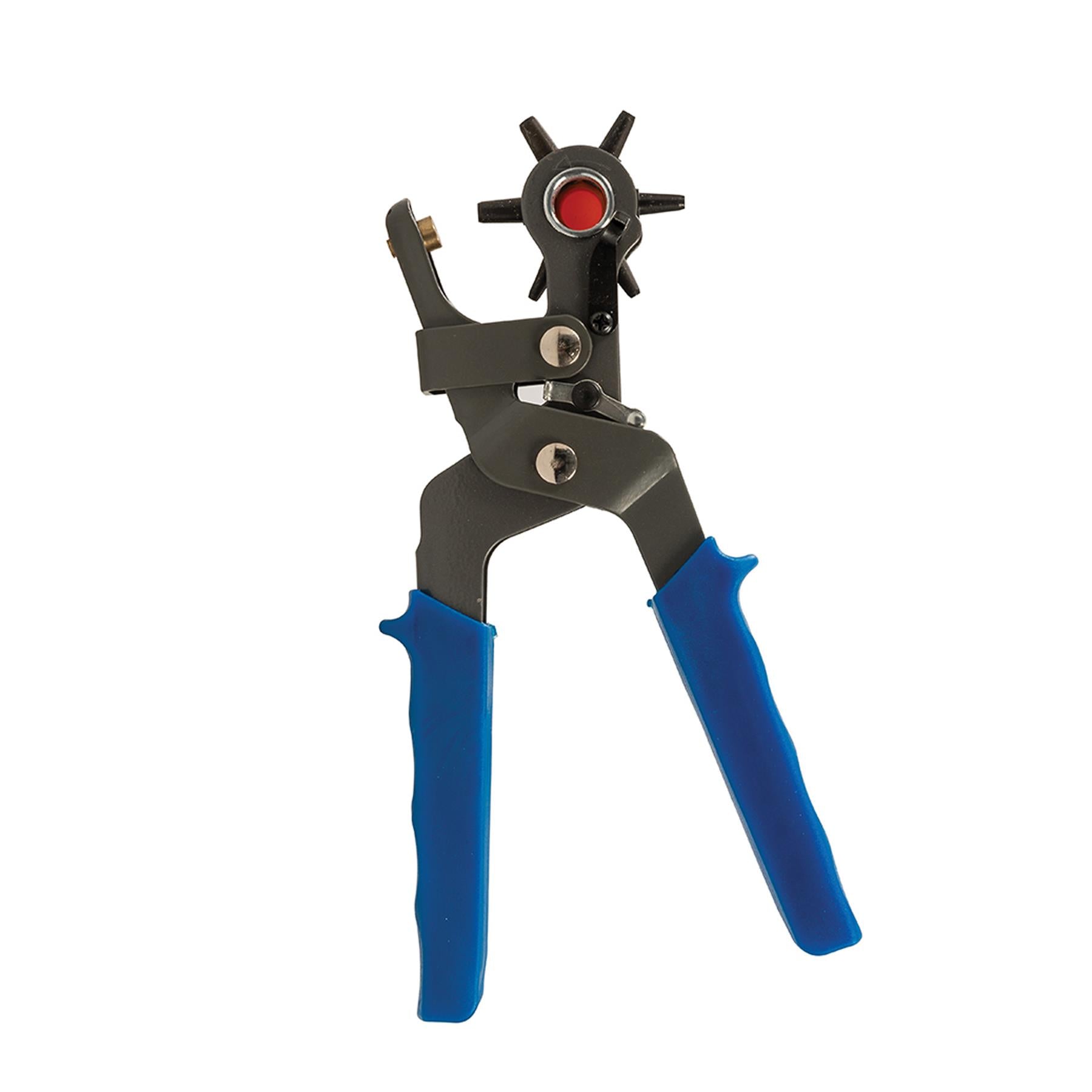 Spring Loaded Handle Hole Punch Pliers 2 - 4.5mm Belt Holes Leather, Crafts