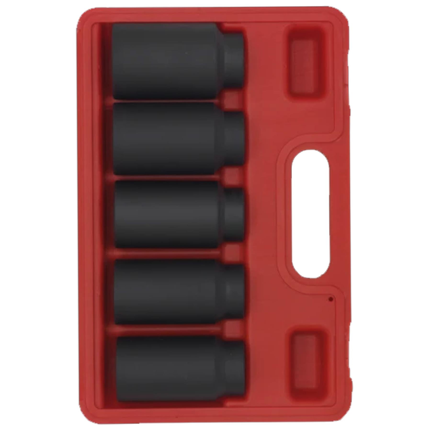Sealey Impact Hub Nut Socket Set 5pc 1/2"Sq Drive
