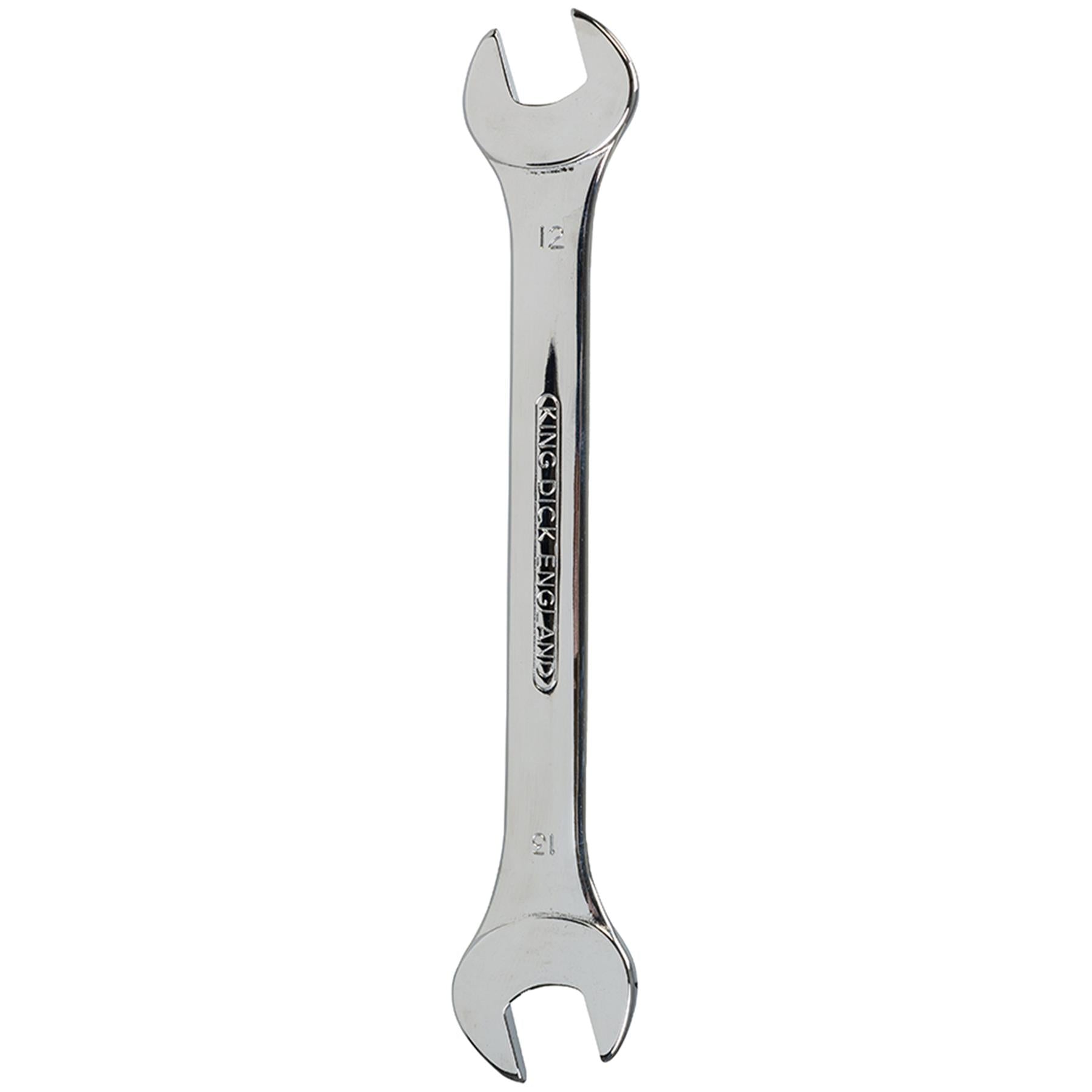 King Dick Open Ended Spanner Wrench Metric Chrome Vanadium Steel 12mm - 13mm