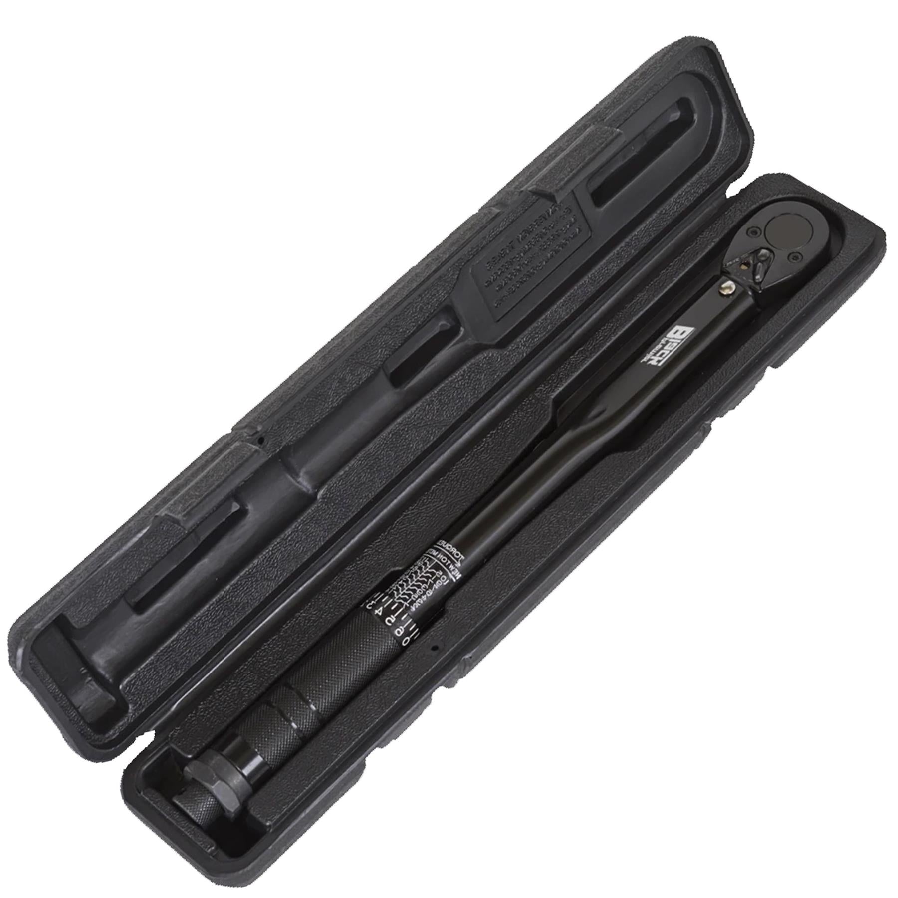 Sealey Micrometer Torque Wrench 3/8"Sq Drive Calibrated Black Serie