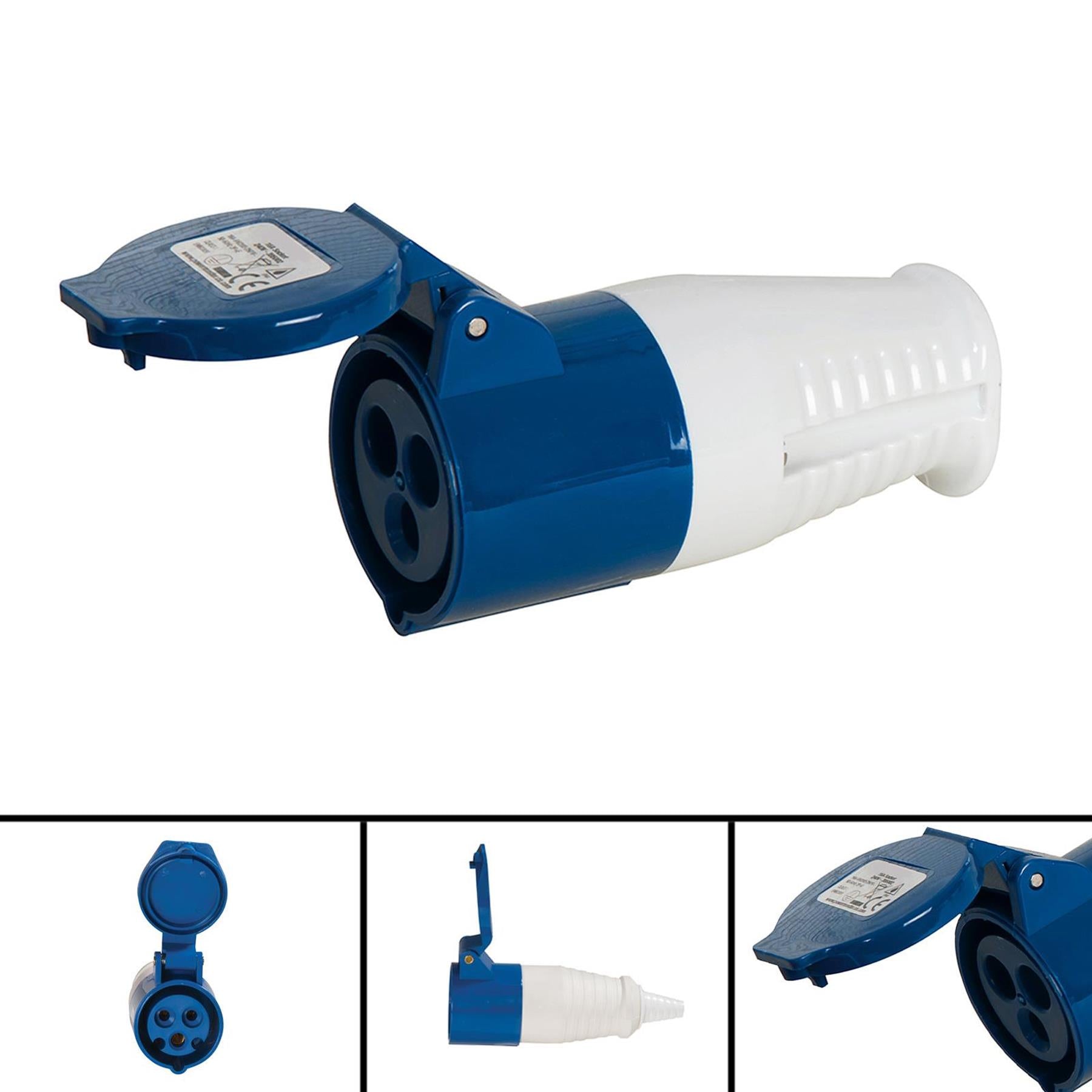 16A Industrial Female Electrical Plug Socket 240V 16 Amp For Industrial Use