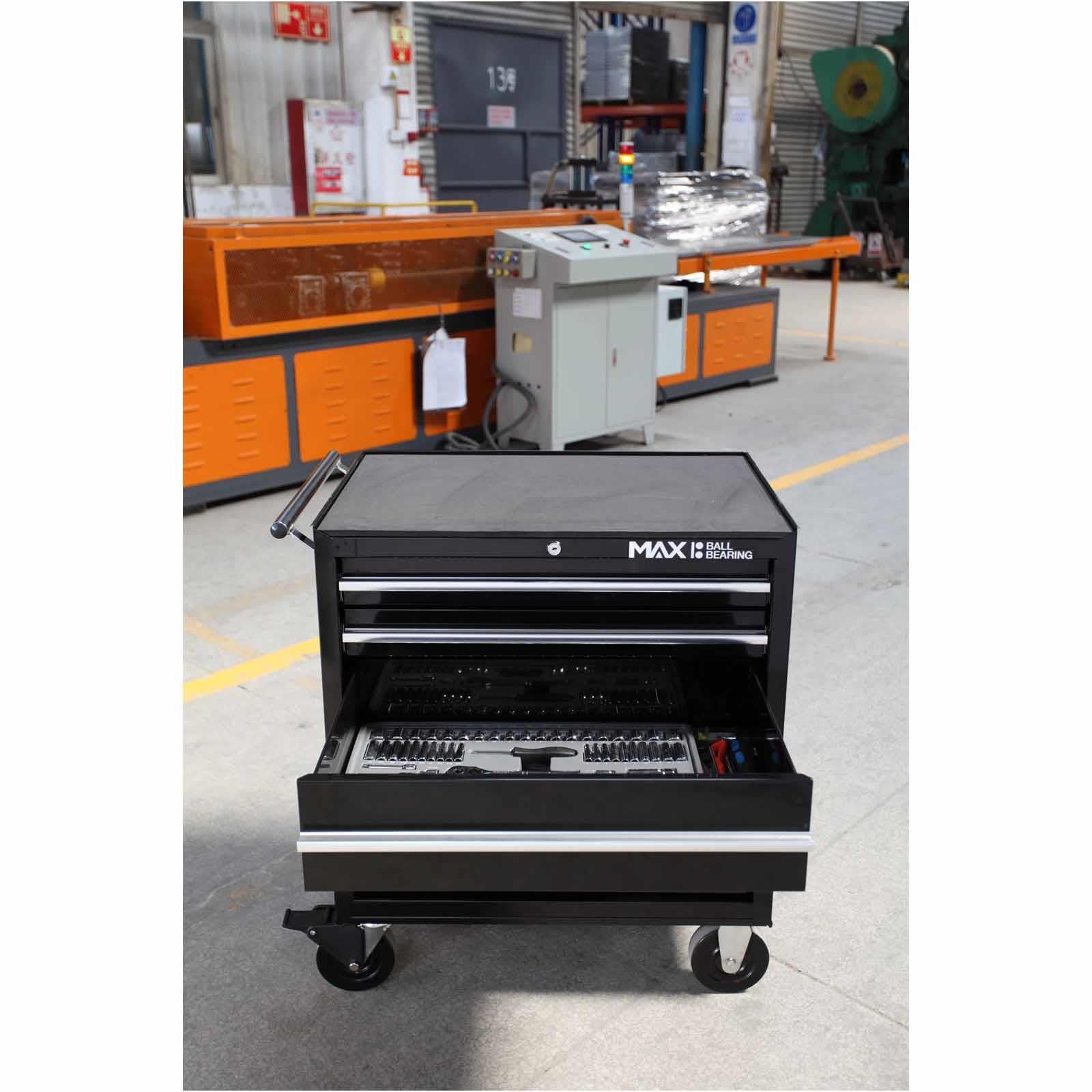 Professional 3 Drawer Rollaway Tools Cabinet Trolley