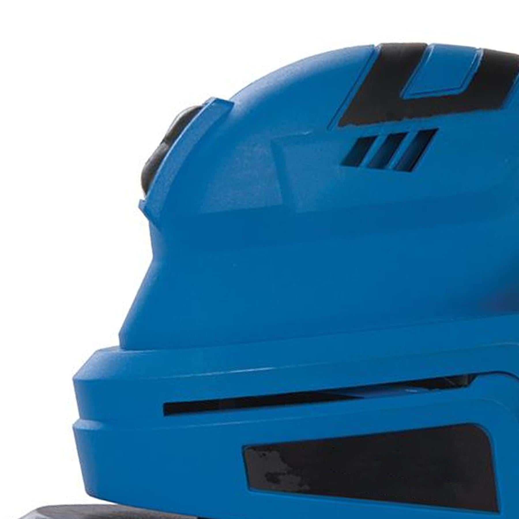 Compact Detail Sander With Orbital Action & Palm-Shaped Soft Grip 135W