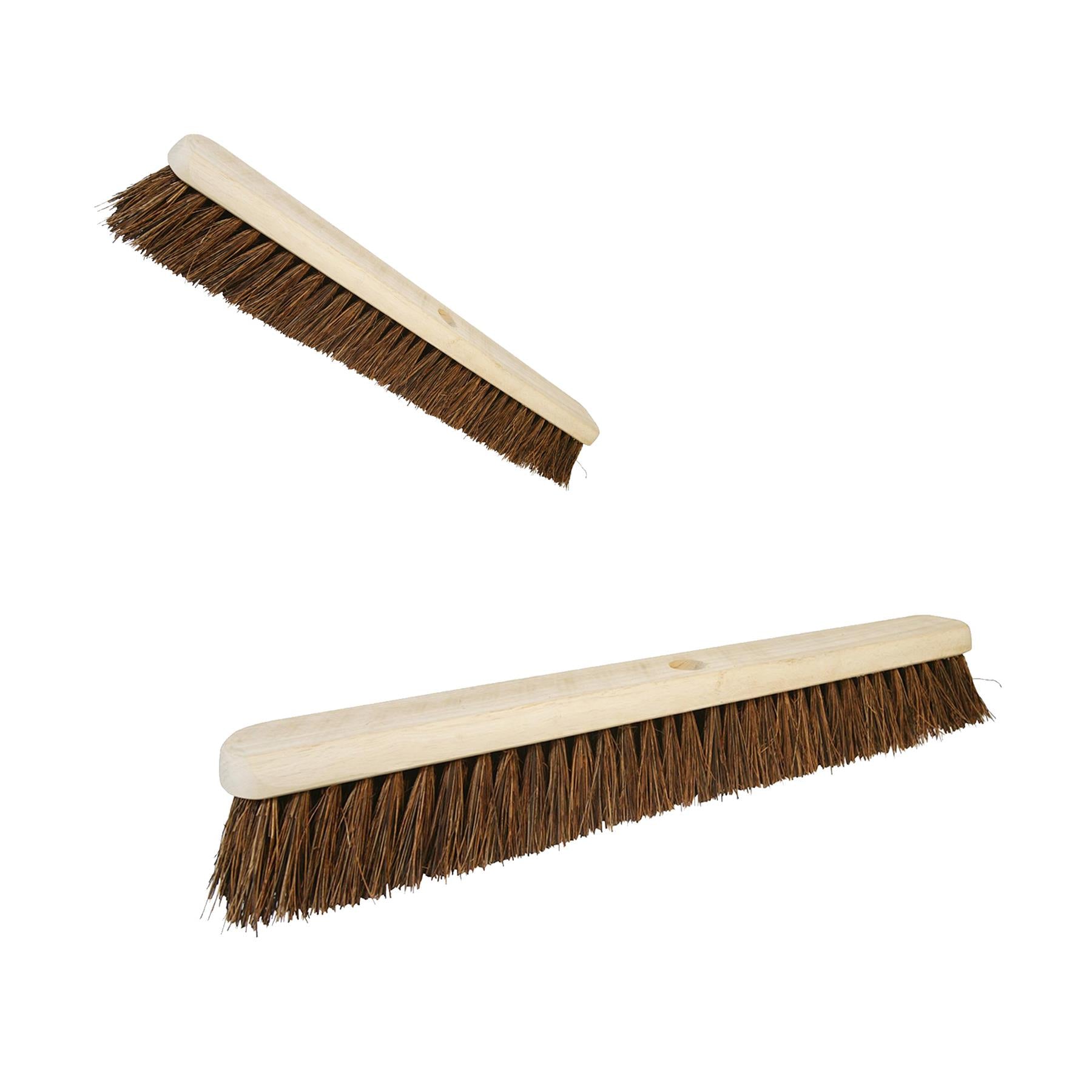 BRUSH BRUSHES BROOM BROOMS HEAD HEADS STIFF COCO BRISTLES SIZES 24"