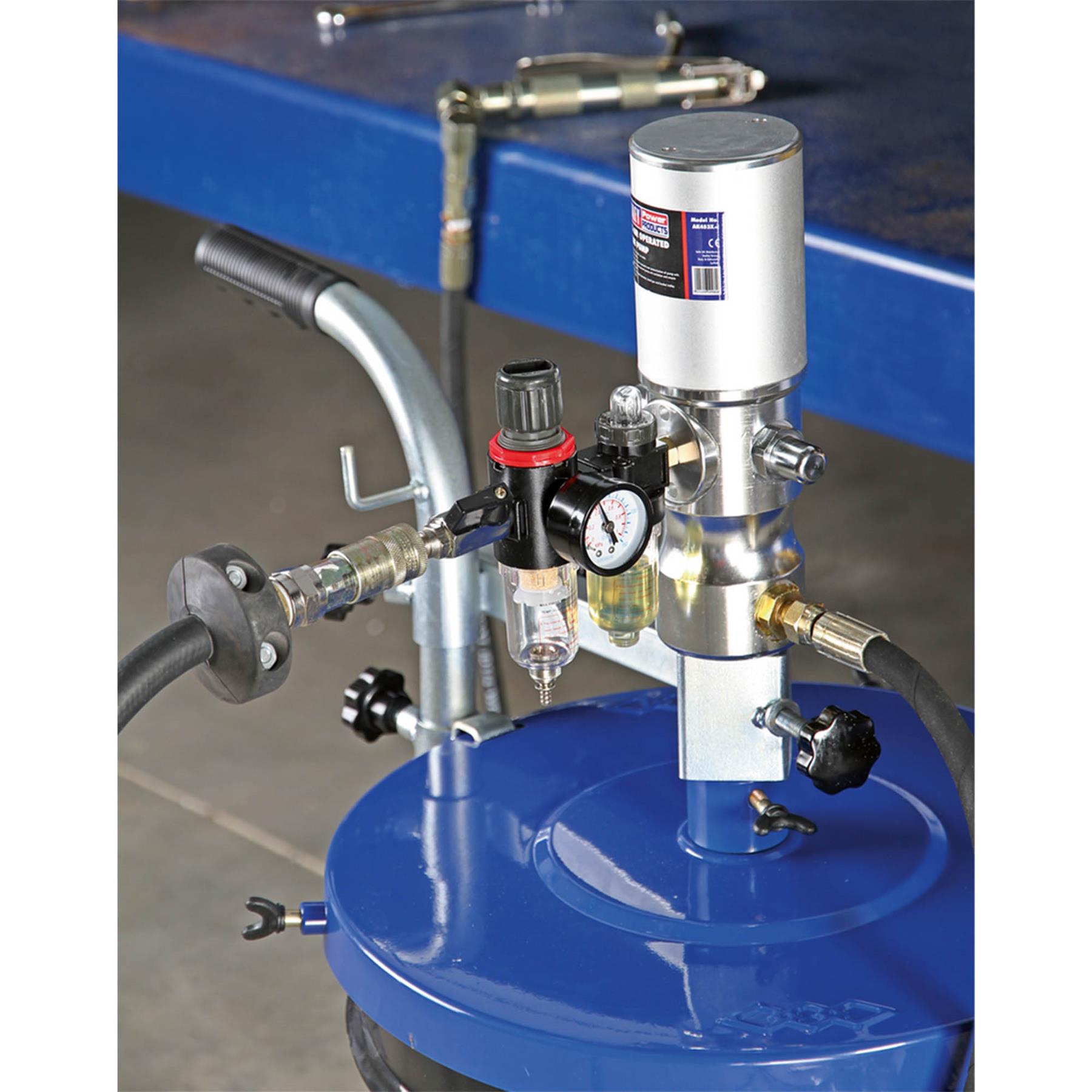 Sealey Grease Pump Air Operated 50kg Garage Workshop DIY