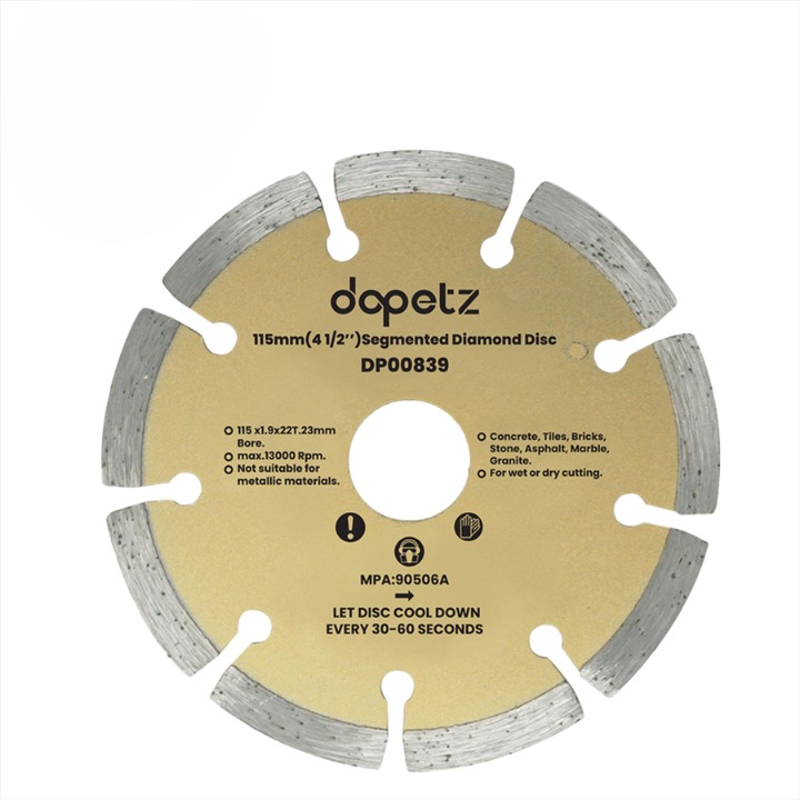 115mm Diamond Cutting Discs 41/2" Angle Grinder Blade, Tile Stone & Concrete